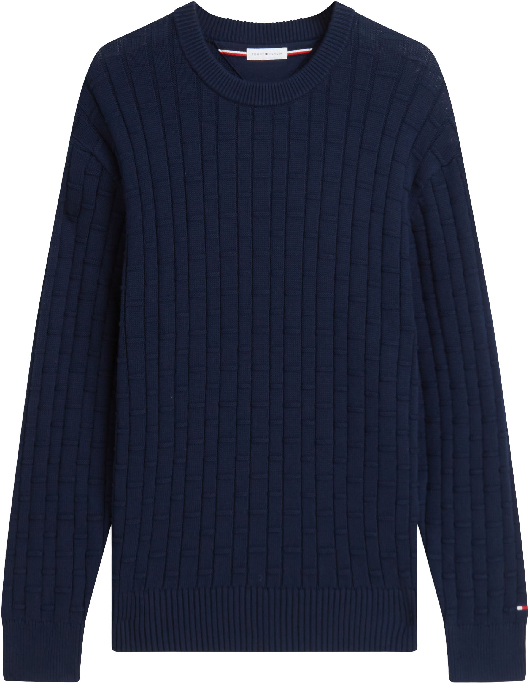 Tommy Hilfiger Big & Tall Rundhalspullover »BT-MOCK CABLE CREW NECK« Große Größen