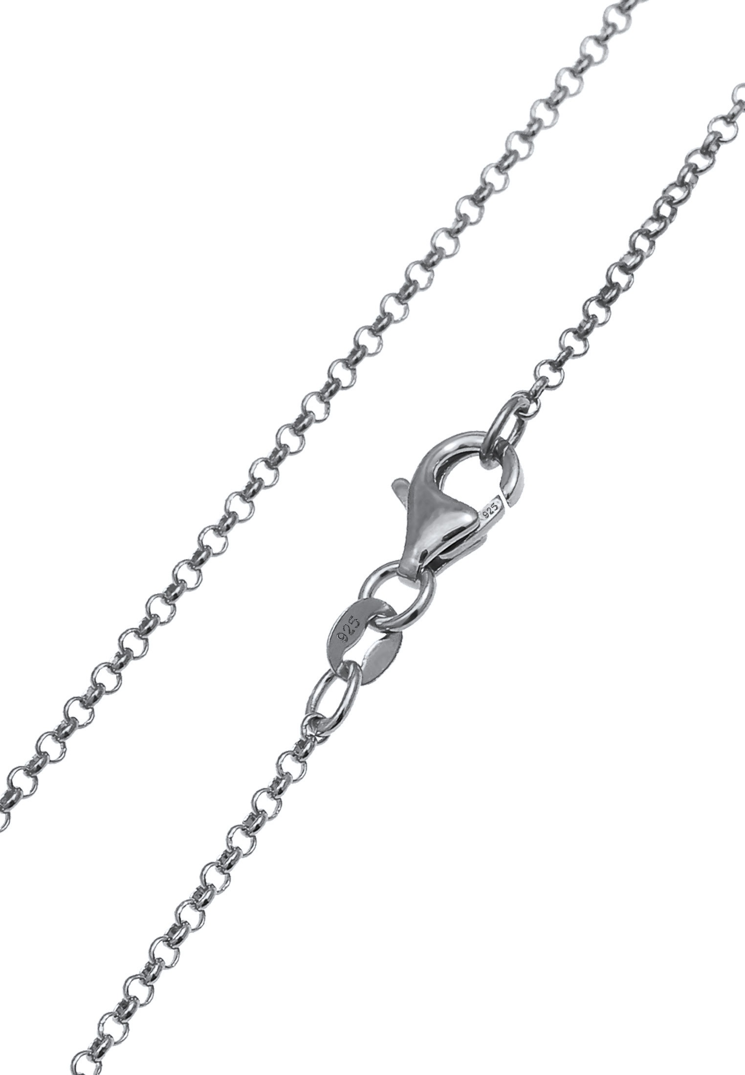 Kuzzoi Lange Kette »Halskette Herren Antike Münze Coin Kreuz 925 Silber«