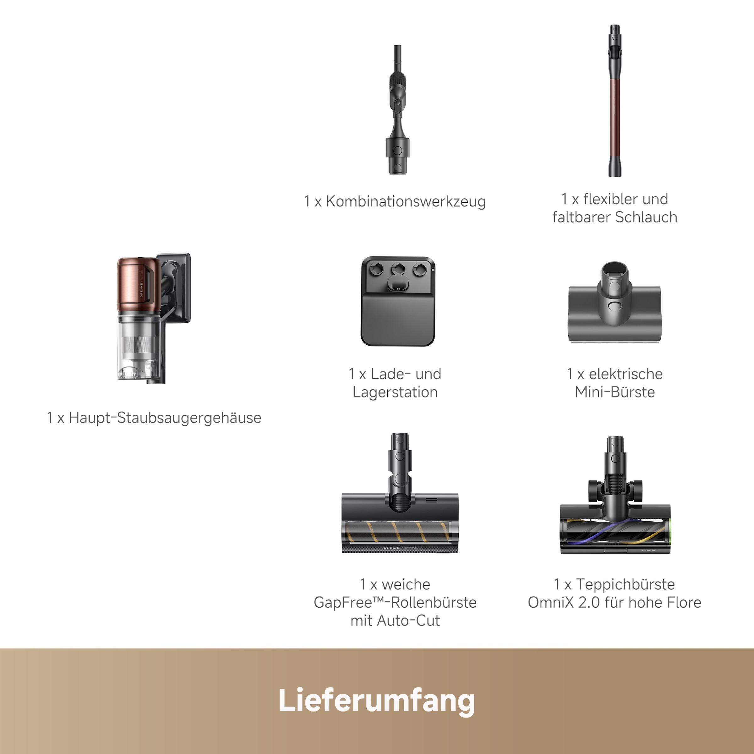 Dreame Akku-Stielstaubsauger »V30«