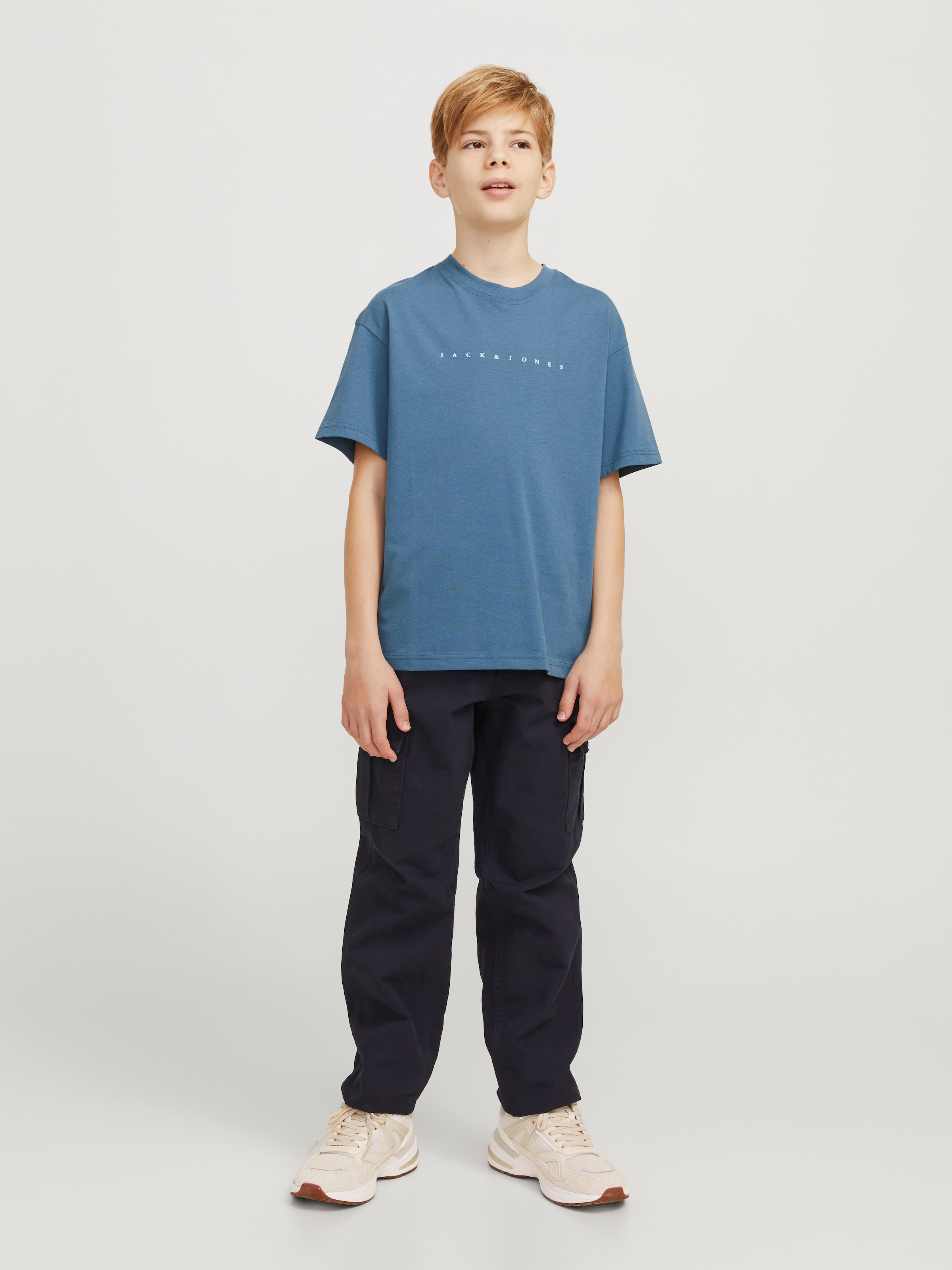 Jack & Jones Junior Kurzarmshirt »JJESTAR lässig, weich, atmungsaktiv, stylisch«, bedruckt, casual, relaxed fit, Rundhals