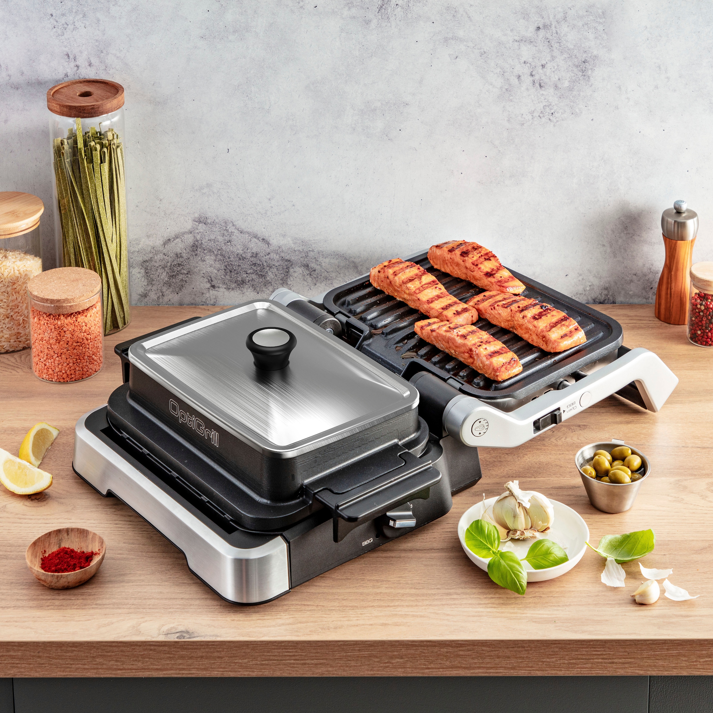 Tefal Deckel »XA7318« OptiGrill Zubehör, kompatibel mit Tefal Backschale, zum Warmhalten