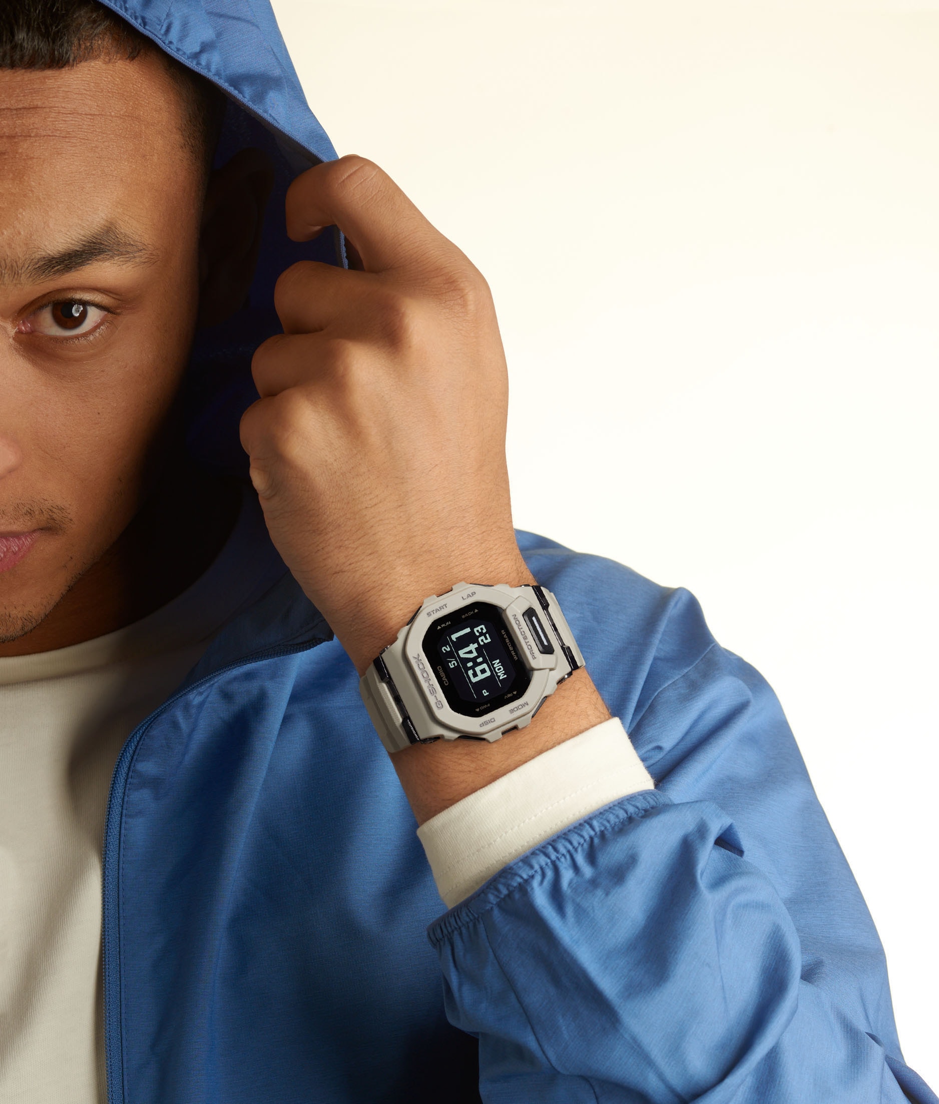 CASIO G-SHOCK Smartwatch »GBD-200-1ER«, Armbanduhr, Herren,Bluetooth,Schrittzähler,bis 20bar wasserd.,digital
