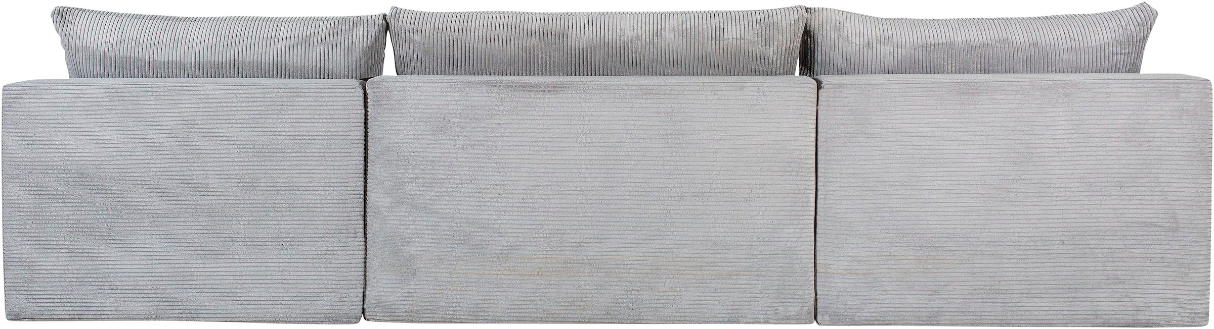 COLLECTION AB Wohnlandschaft »Josy«, inkl. Bettfunktion, Bettkasten, mit 3 extra großen Rückenkissen