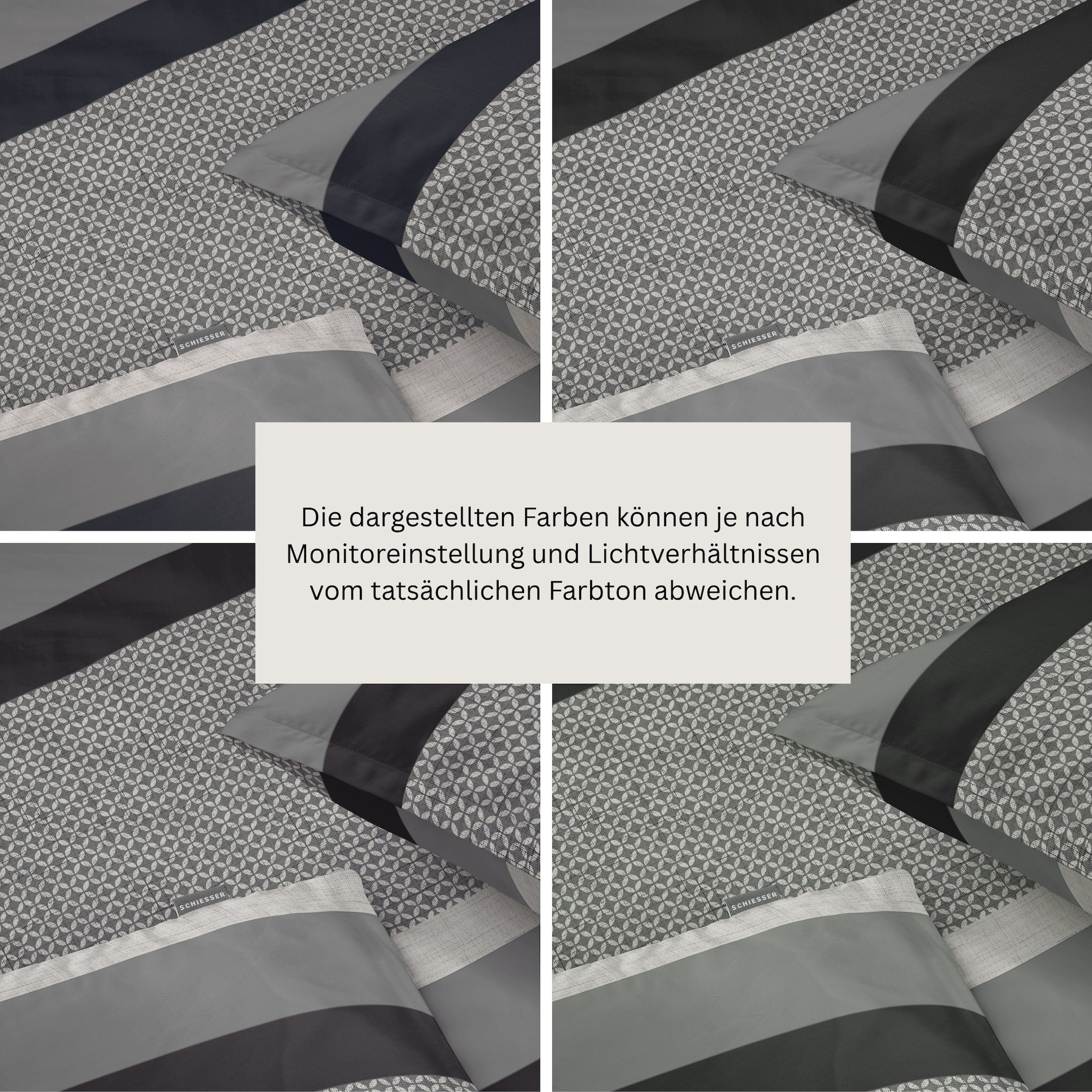 Schiesser Bettwäsche »Dion aus weicher Baumwolle oder Baumwollsatin mit Streifen-Design«