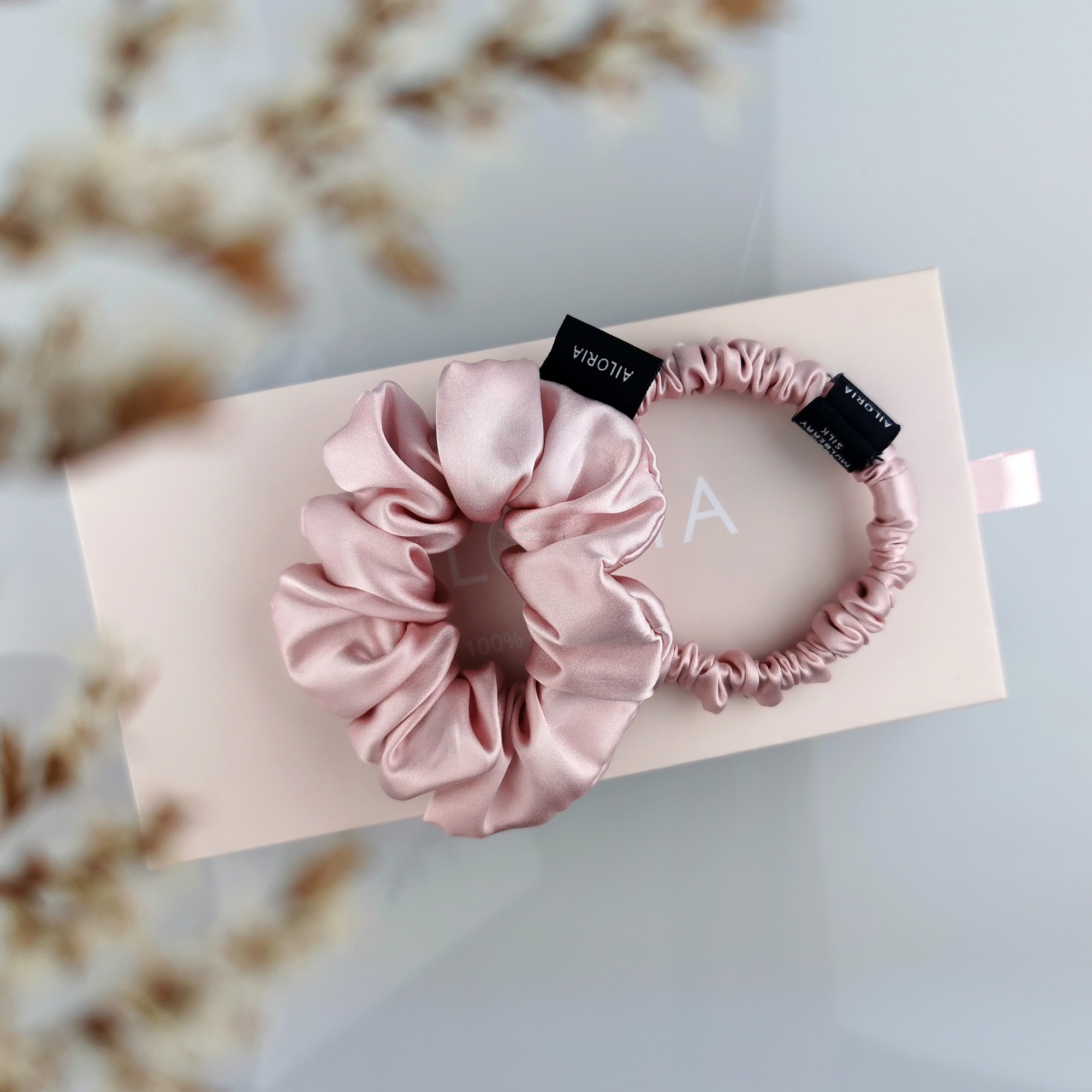 AILORIA Seidentuch »Set Scrunchies S und M aus Seide DOUX«