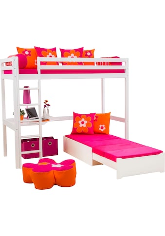 Hoppekids Hochbett »ECO Dream«, Kinderbett mit Schreibtisch & Loungesofa kaufen