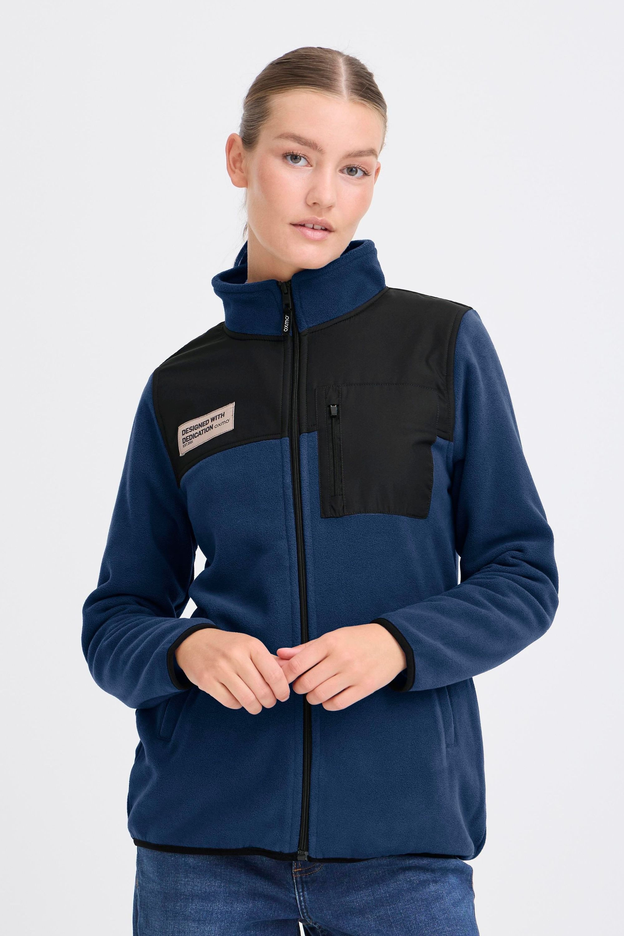 OXMO Trainingsjacke »Trainingsjacke OXNETE FLEECE JACKET«