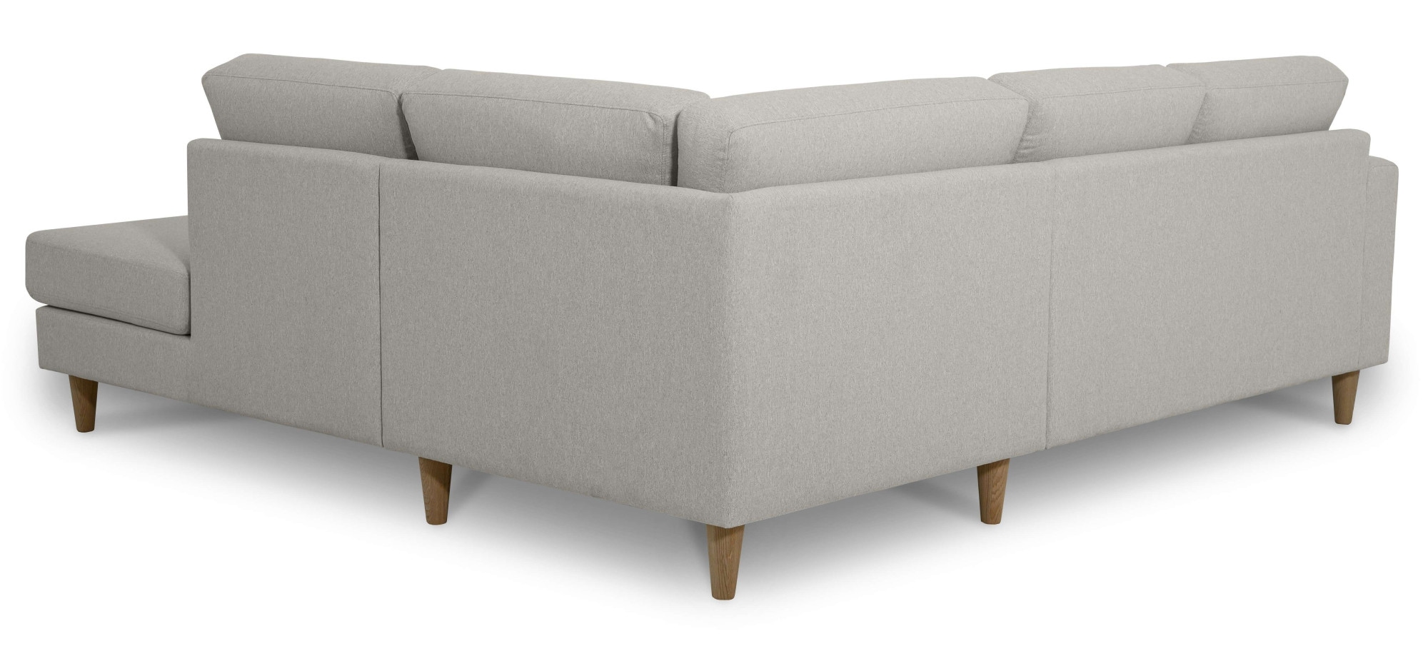 OTTO home Ecksofa »Tvinno« im skandinavischen Stil, L-Form, mit Massivholzfüßen, Breite 230 cm