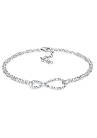 Elli Armband »Infinity Kristalle 925 Silber« kaufen