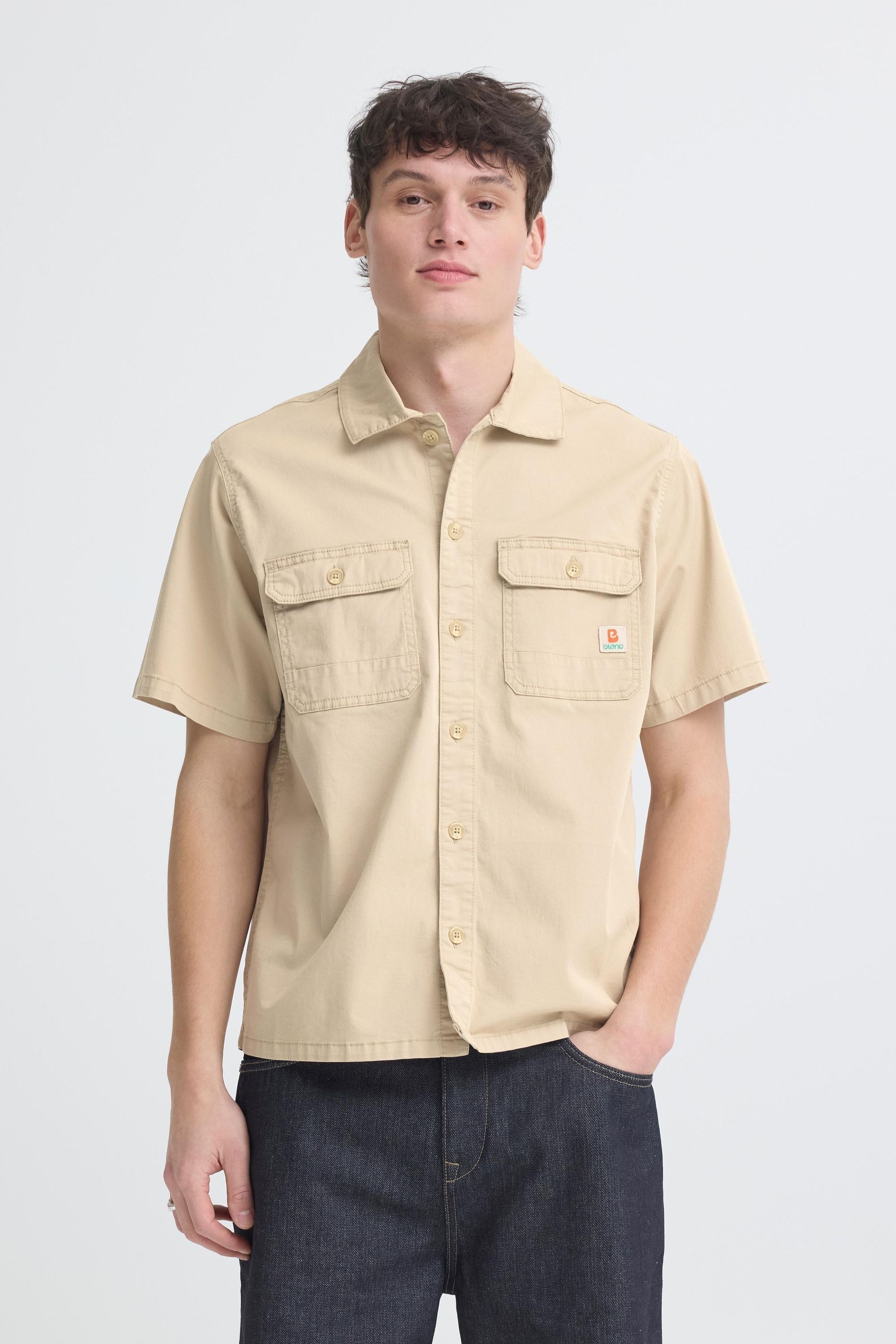 Blend Kurzarmhemd »Kurzarmhemd BHMatz Overshirt«