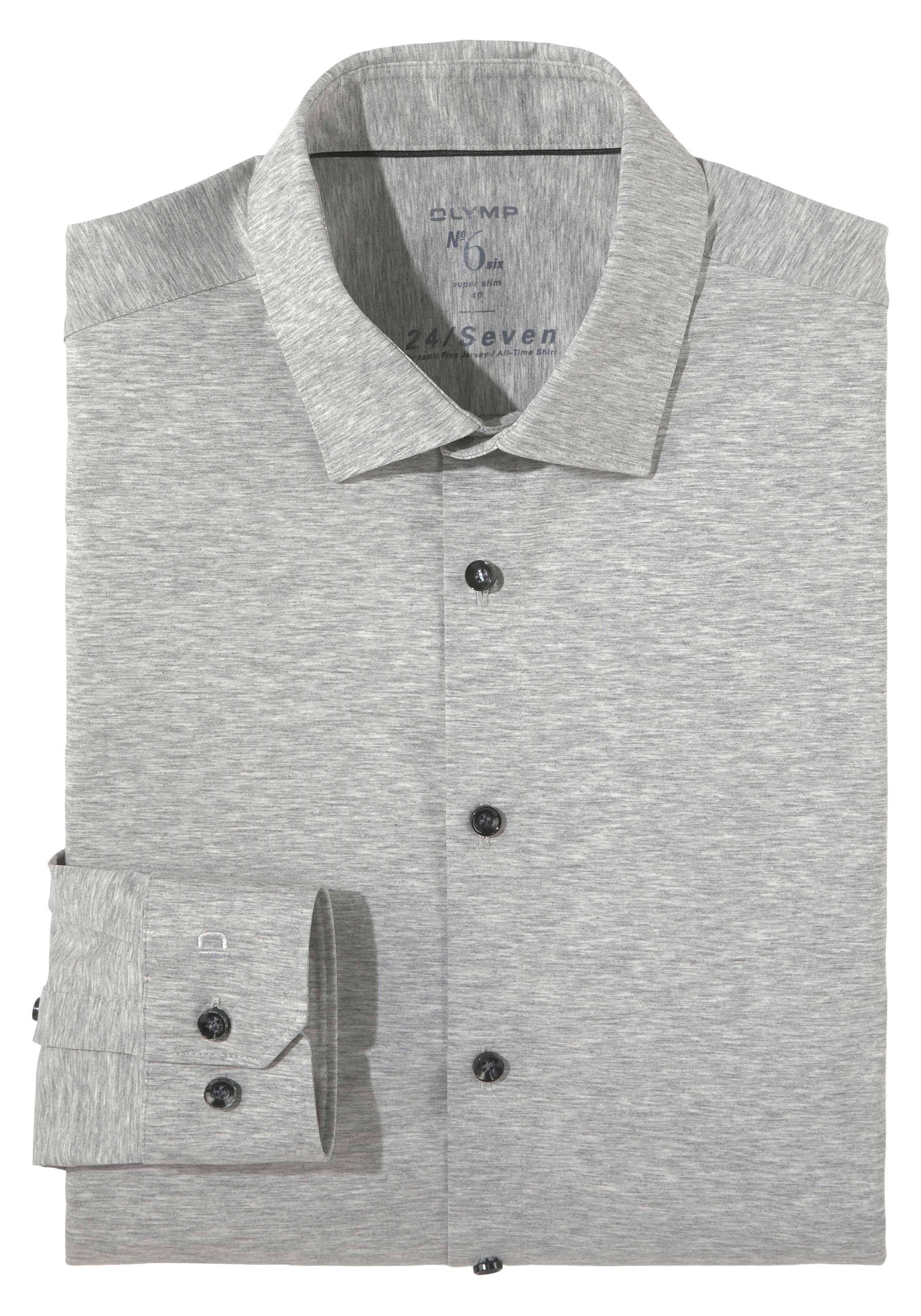 OLYMP Businesshemd »No. Six 24/Seven super slim«, in bequemer Jersey-Qualität
