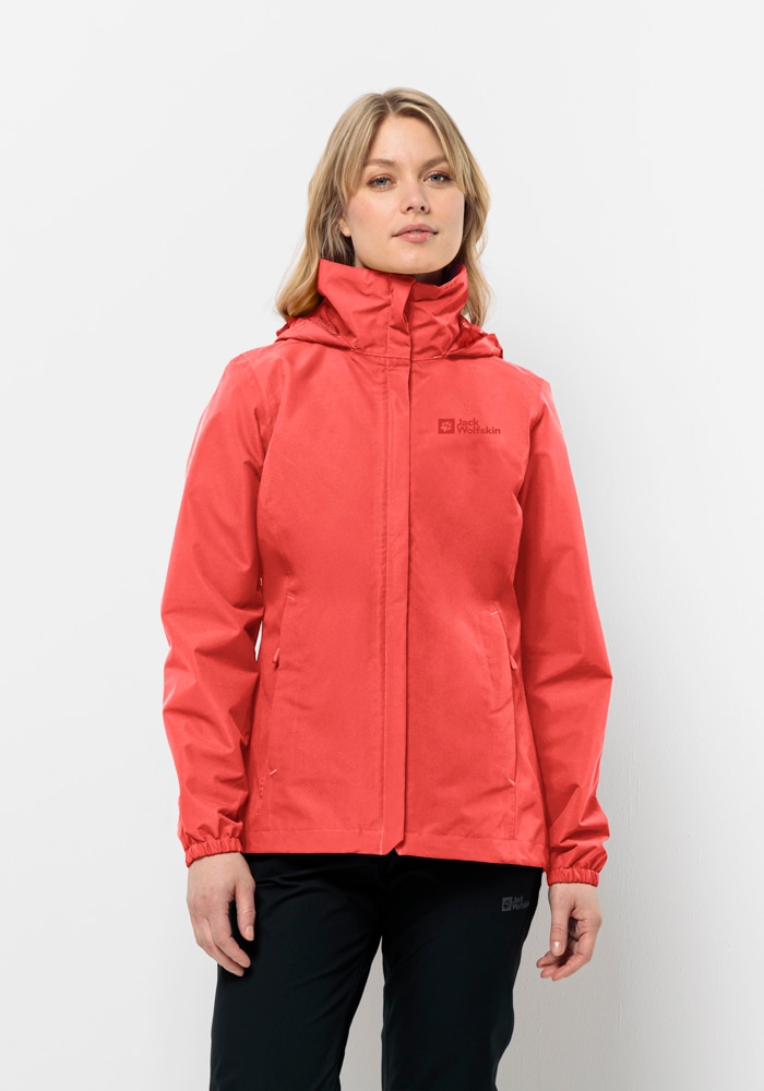 Jack Wolfskin Outdoorjacke »STORMY POINT 2L JKT W«, mit Kapuze