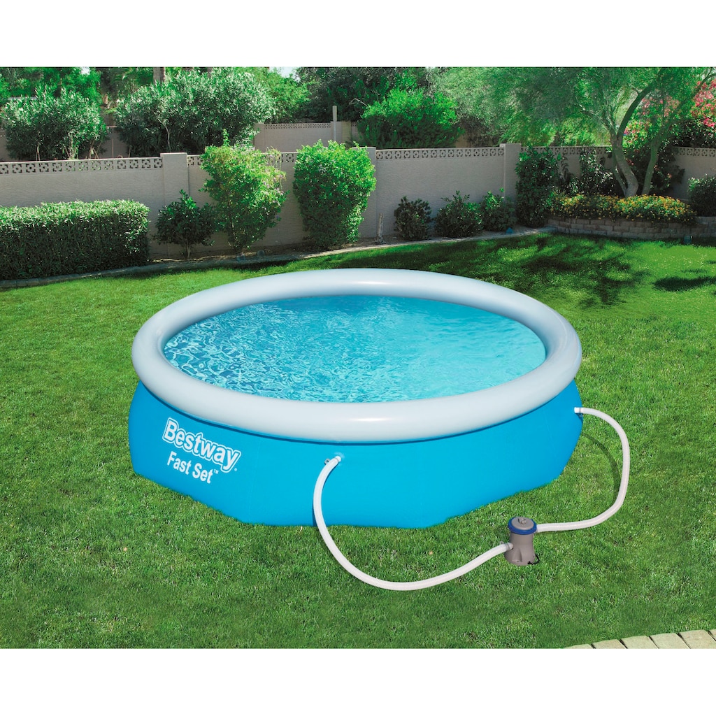 Bestway Quick-Up Pool »Fast Set Pool«, (Set), 305x76 cm, inkl. Filterpumpe