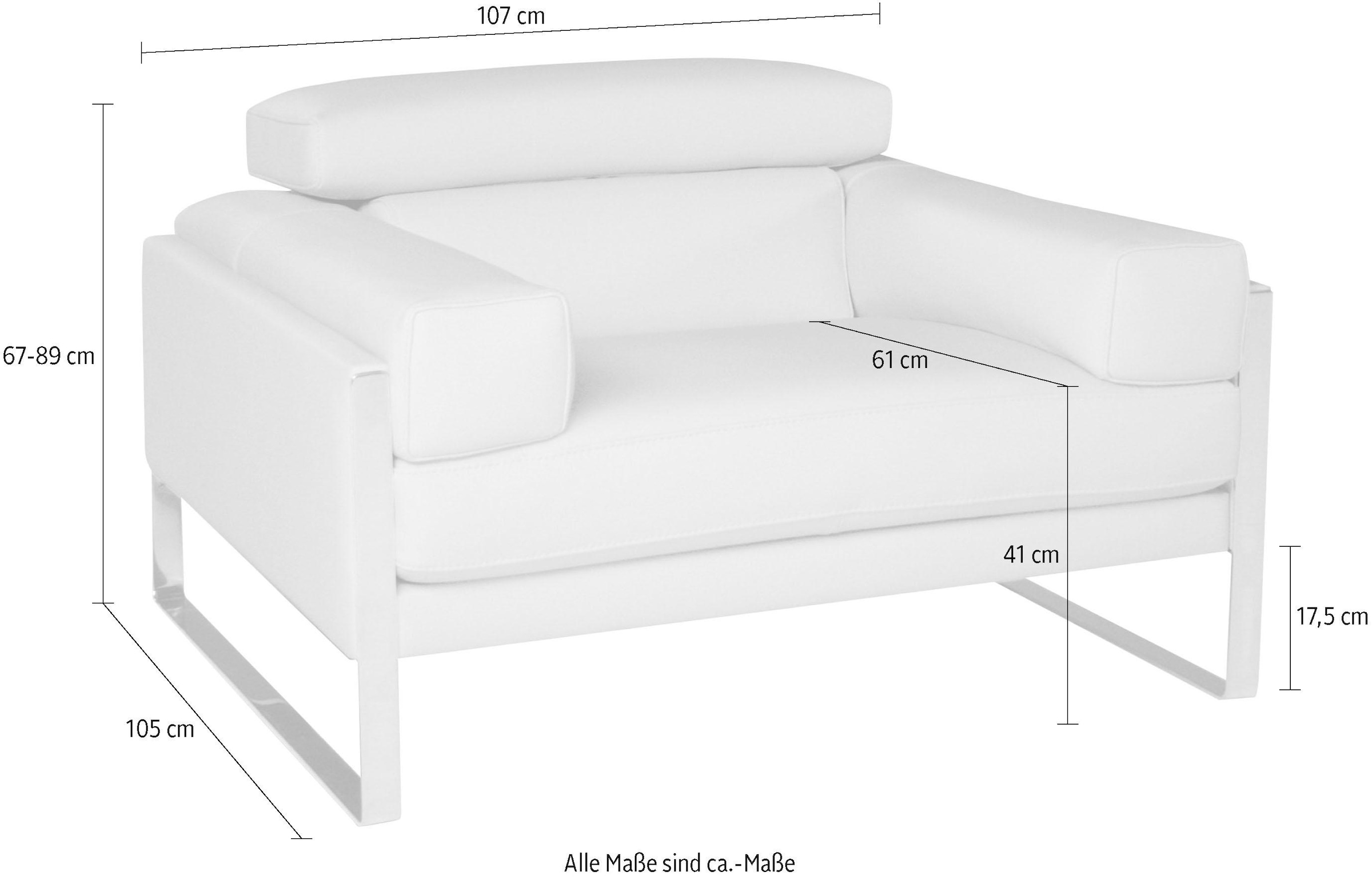CALIA ITALIA Sessel »Romeo Loungesessel«, extravaganter Designsessel