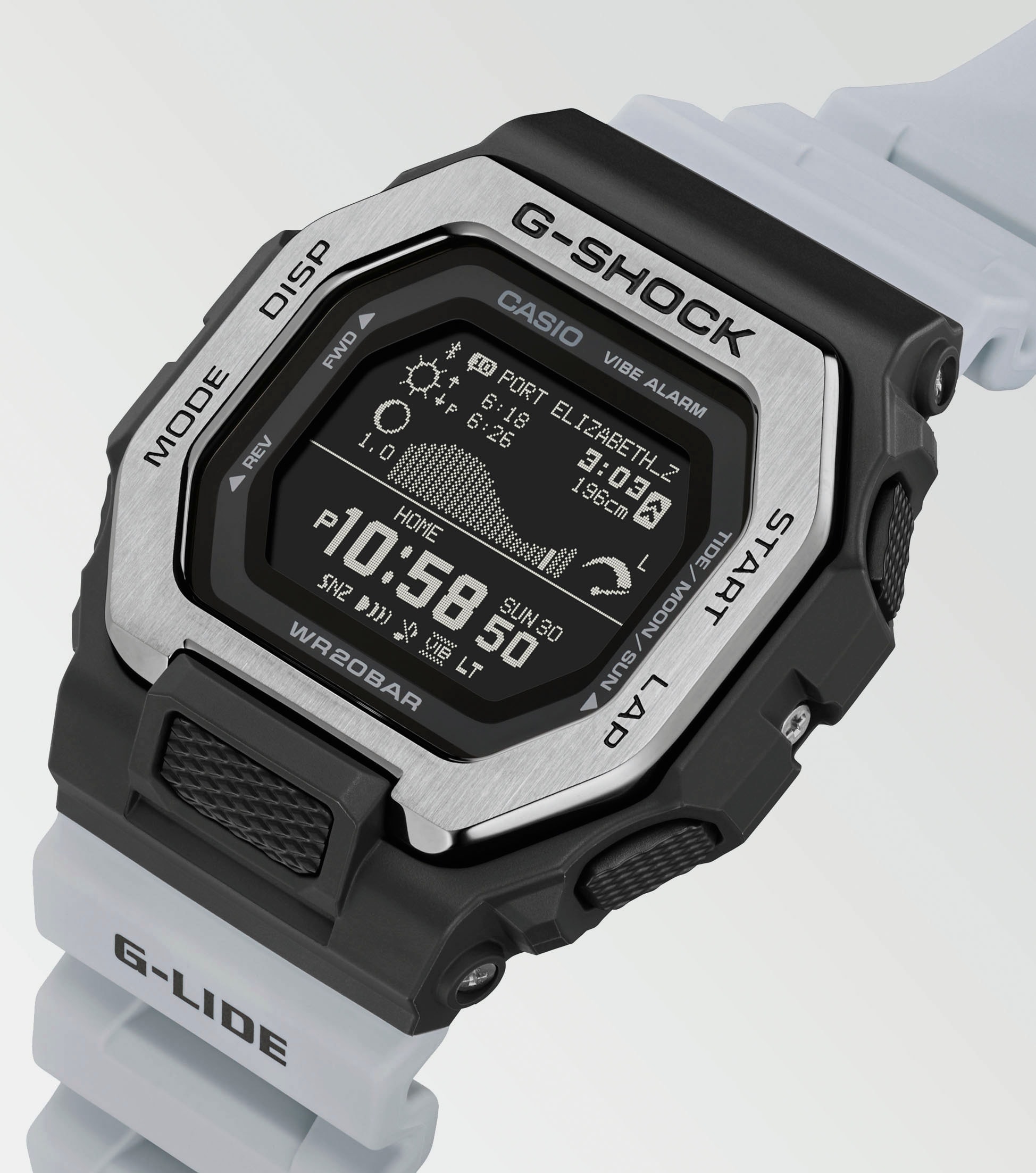CASIO G-SHOCK Smartwatch, Armbanduhr, Herrenuhr, Bluetooth, Stoppfunktion, Mondphase)