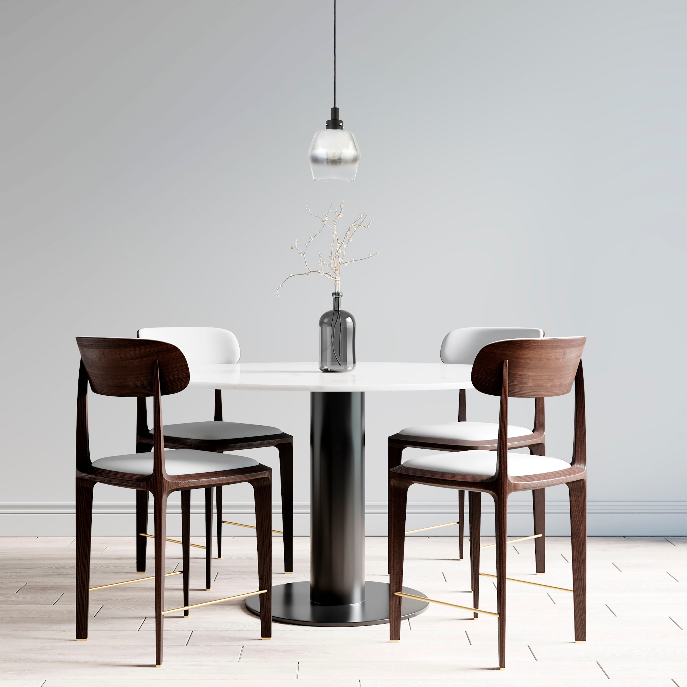 Paco Home Pendelleuchte »DANA« E27 Pendelleuchte Wohnzimmer Glas  Esszimmer Modern Industrial Bar E27