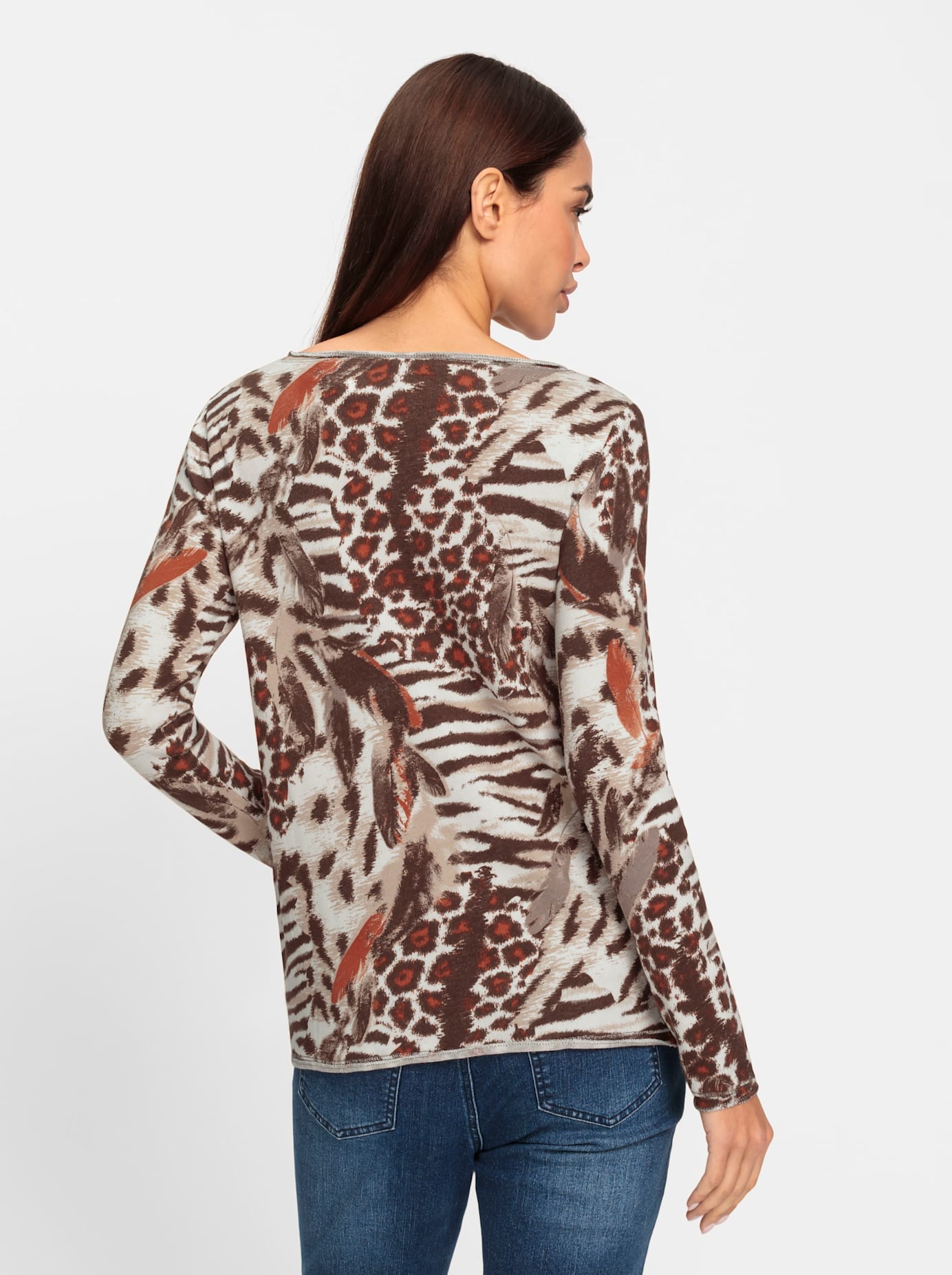 heine Rundhalsshirt »Druck-Shirt« 1 Stk.