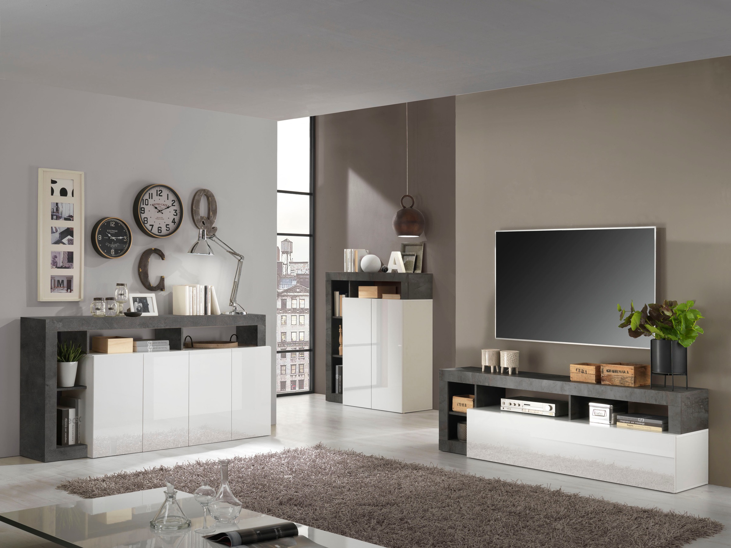 Home affaire Highboard »Hamburg« Breite 108 cm