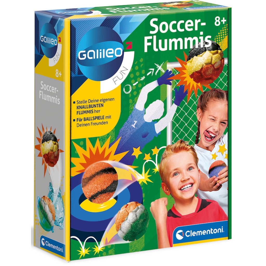 Clementoni® Kreativset »Galileo, Soccer-Flummis«