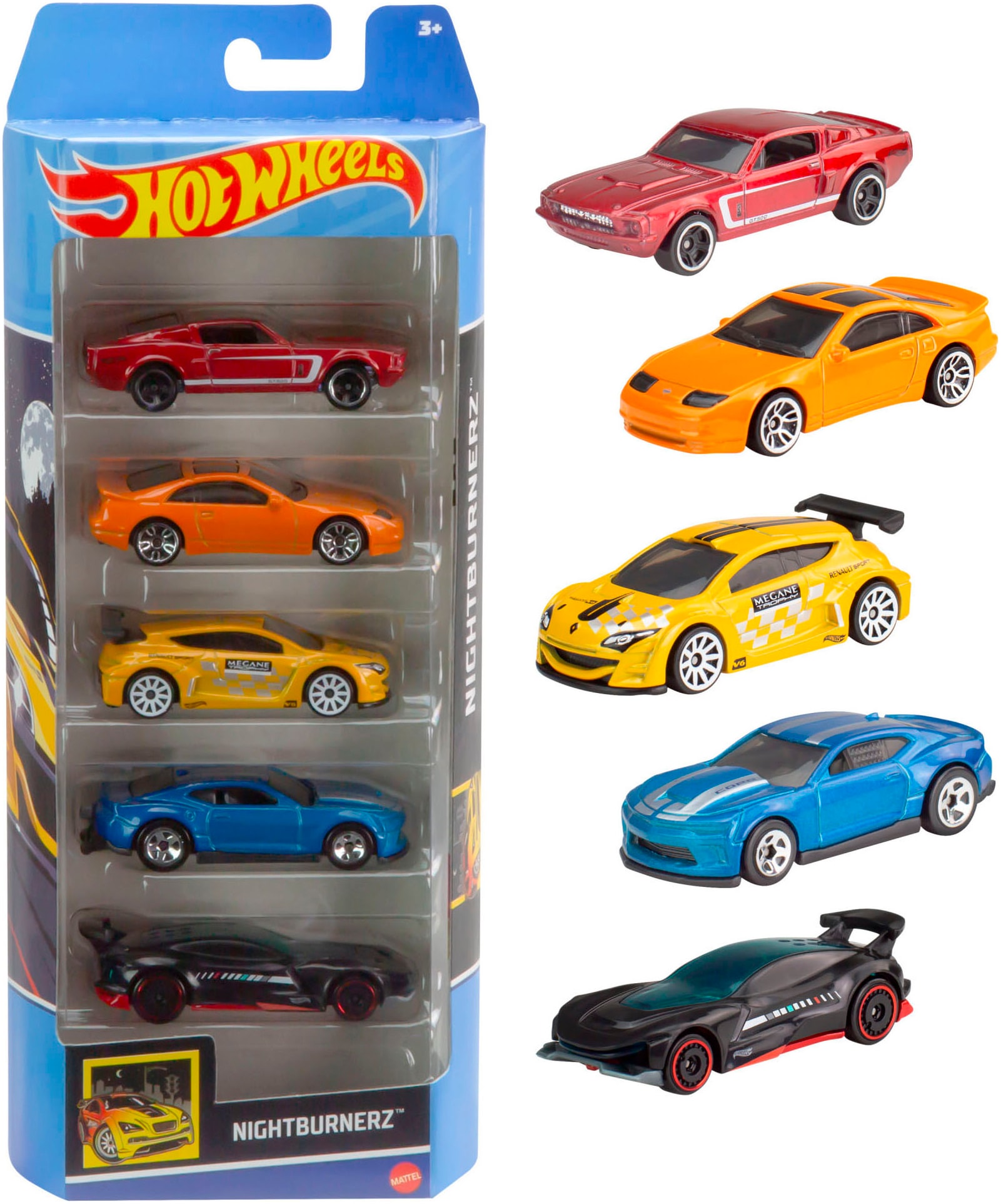 Hot Wheels Spielzeug-Auto »5er Geschenkset«, (Set, 5 tlg.), im Maßstab 1:64, sortiert