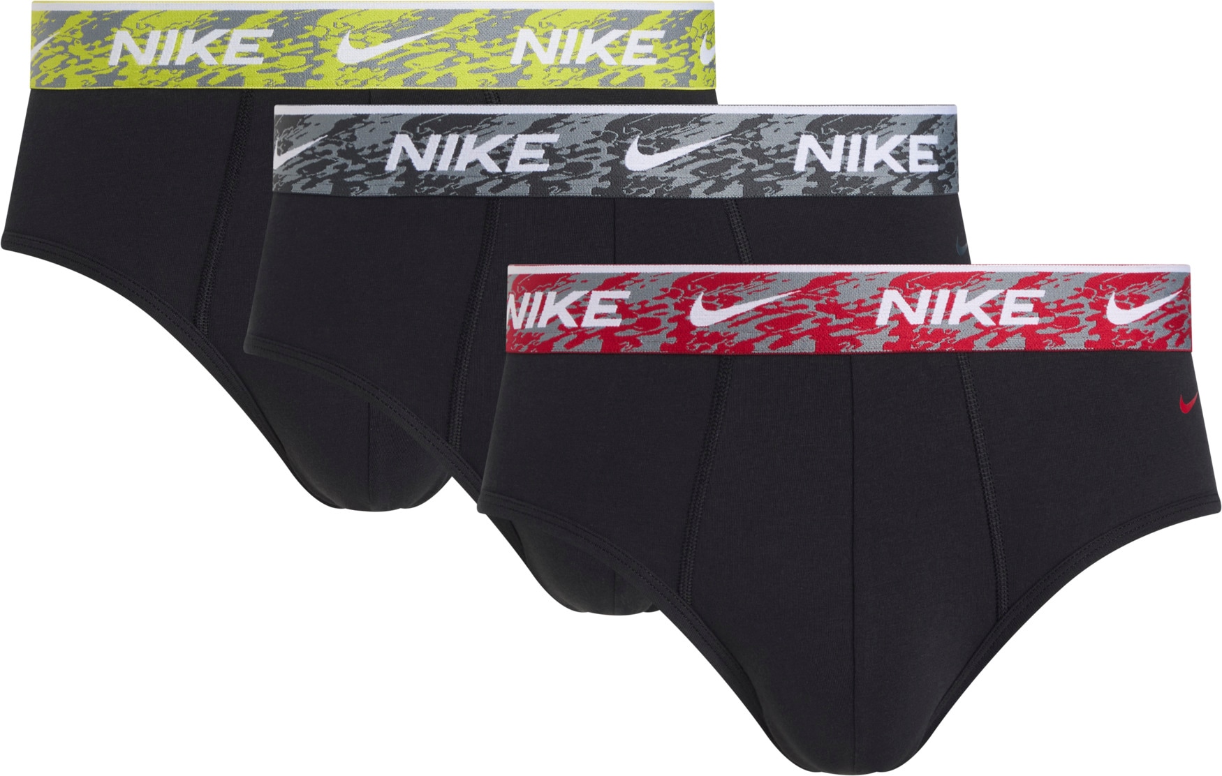 NIKE Underwear Hipster »BRIEF 3PK« Packung, 3er, 3 Stk. mit Logo-Elastikbund