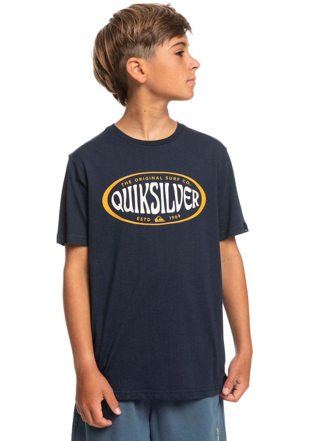 Quiksilver T-Shirt »Jungen mit bei Logodruck«