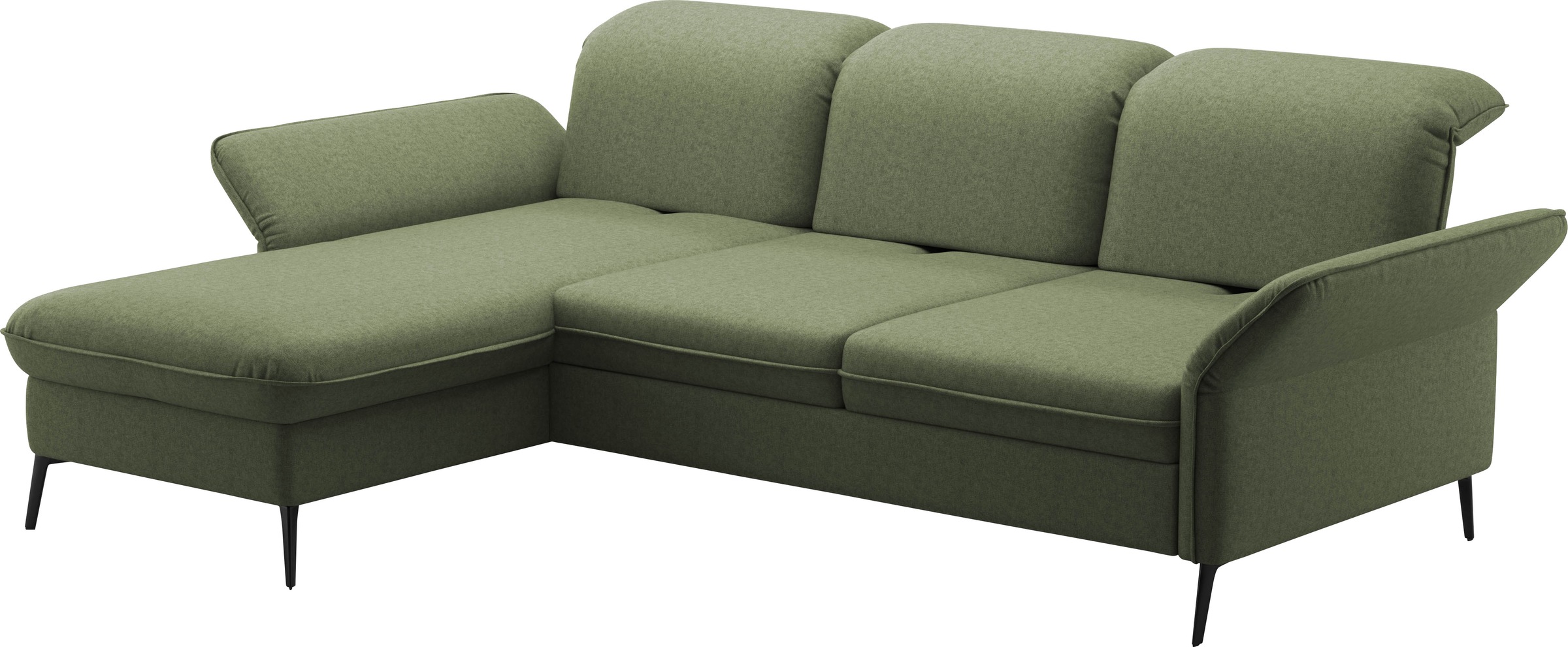sit&more Ecksofa »Emely«, mit Sitztiefenverstellung optional mit Bettfunktion und Bettkasten