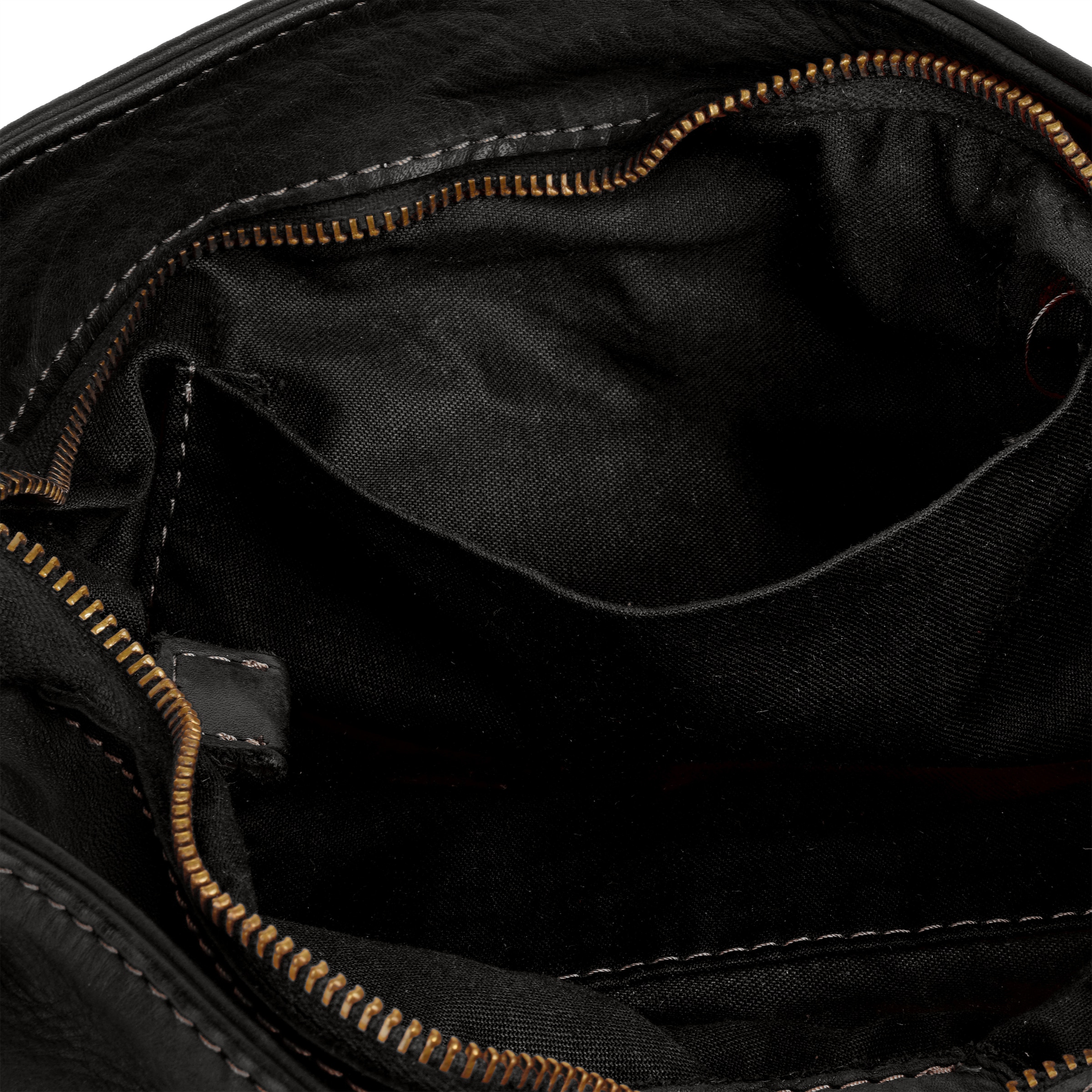 Samantha Look Umhängetasche echt Leder, Made in Italy