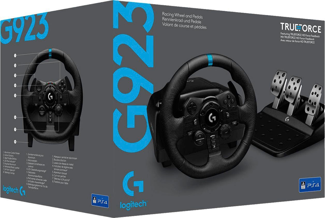 ➥ Logitech G Gaming-Lenkrad »G923 für PS4 und PC«, inkl. 20 Euro