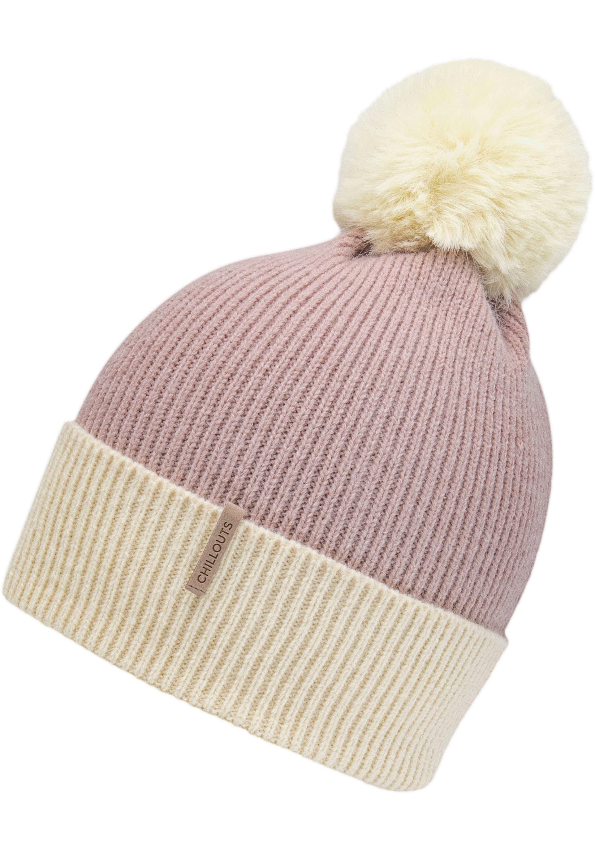 chillouts Bommelmütze »Sandy Hat«, Perfekt für die kalte Jahreszeit