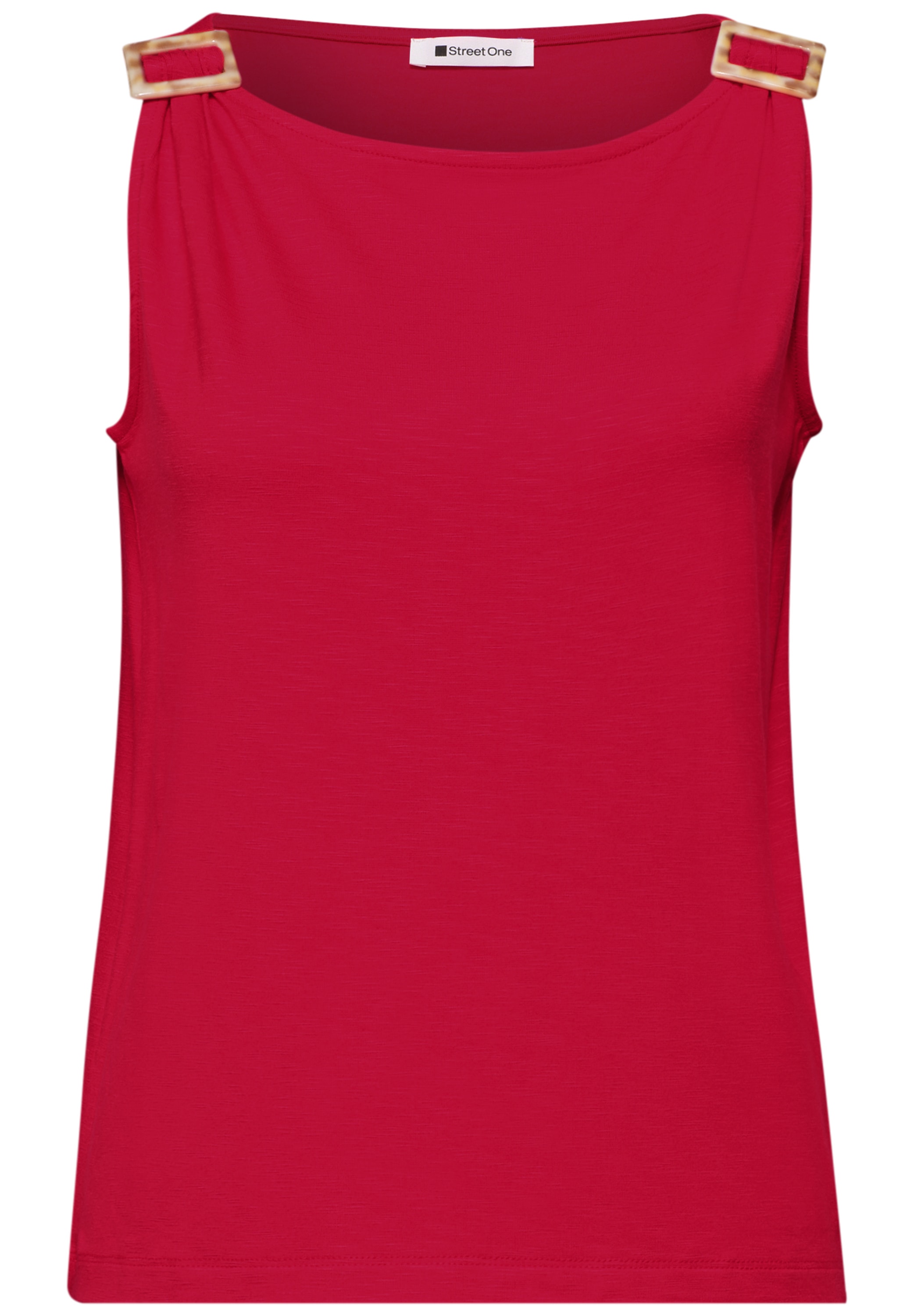 STREET ONE Shirttop mit Schnallen Detail
