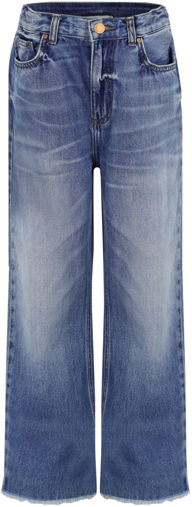 LTB Weite Jeans »OLIVA«, am Fransenkante bei ♕ GIRLS Beinabschluß, mit for