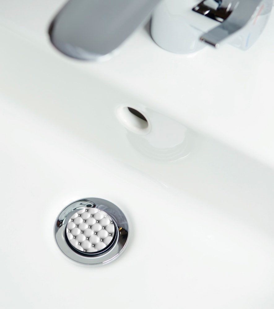 Sanilo Badaccessoire-Set »Comfort«, (Komplett-Set, 3 tlg.), bestehend aus WC-Sitz, Badteppich und Waschbeckenstöpsel