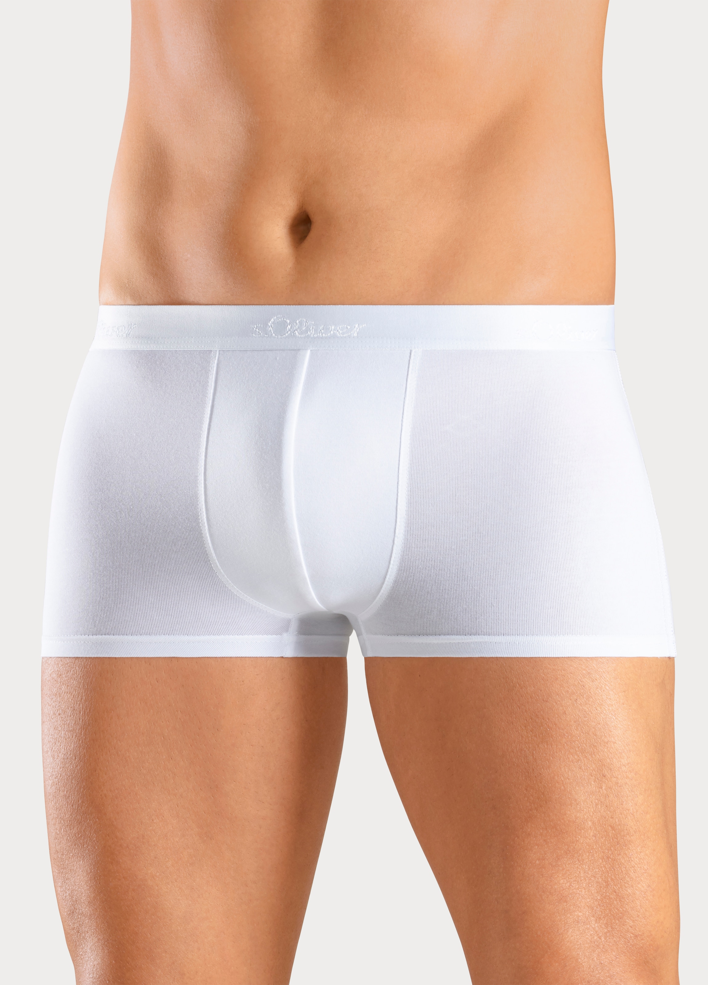 s.Oliver Hipster, (Packung, 2 St.), knapp sitzende Boxershorts aus weichem Modal