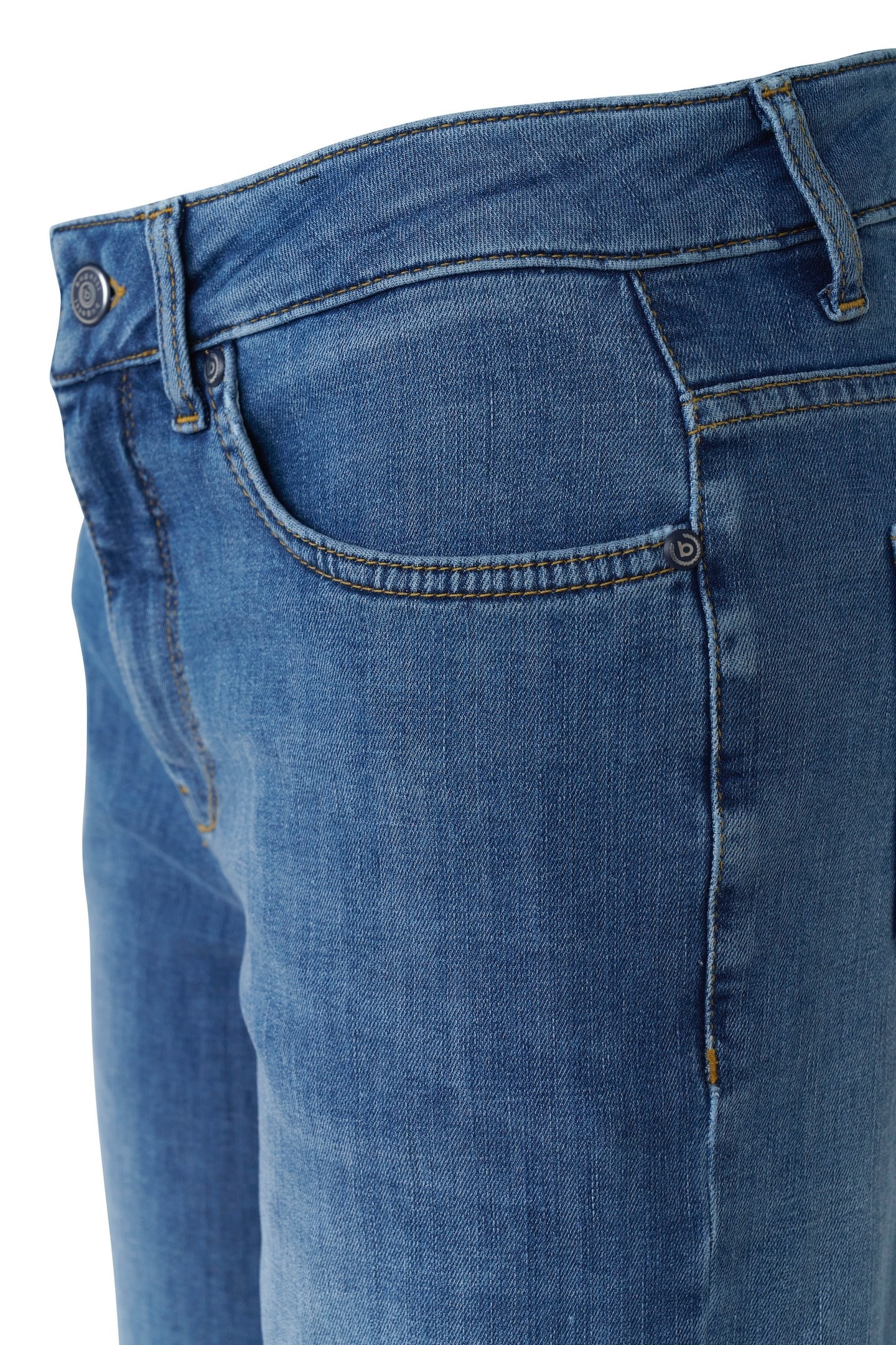 bugatti 5-Pocket-Jeans, mit geradem Beinverlauf
