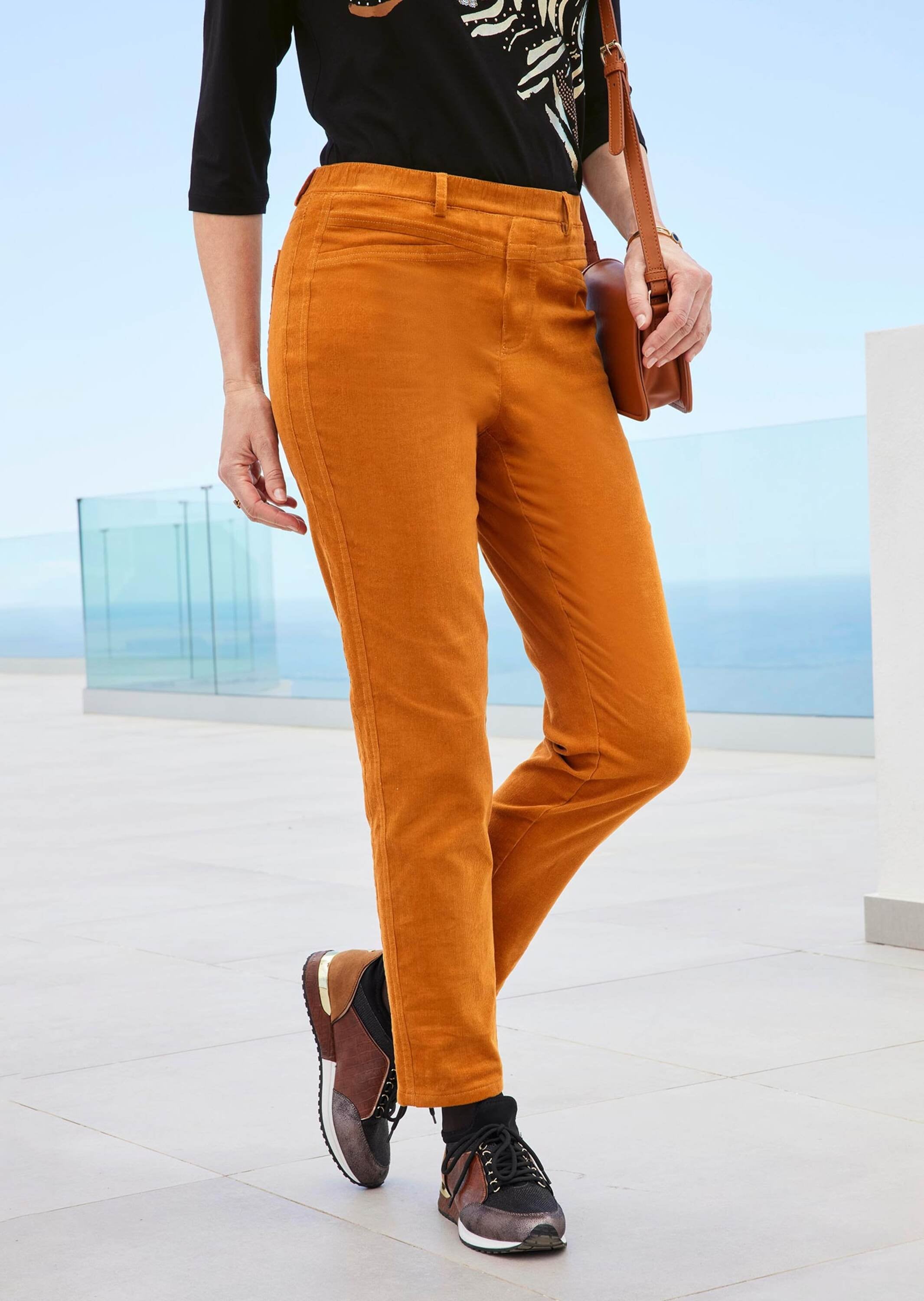 GOLDNER Schlupfhose »Kurzgröße Supersofte Cordhose LOUISA«