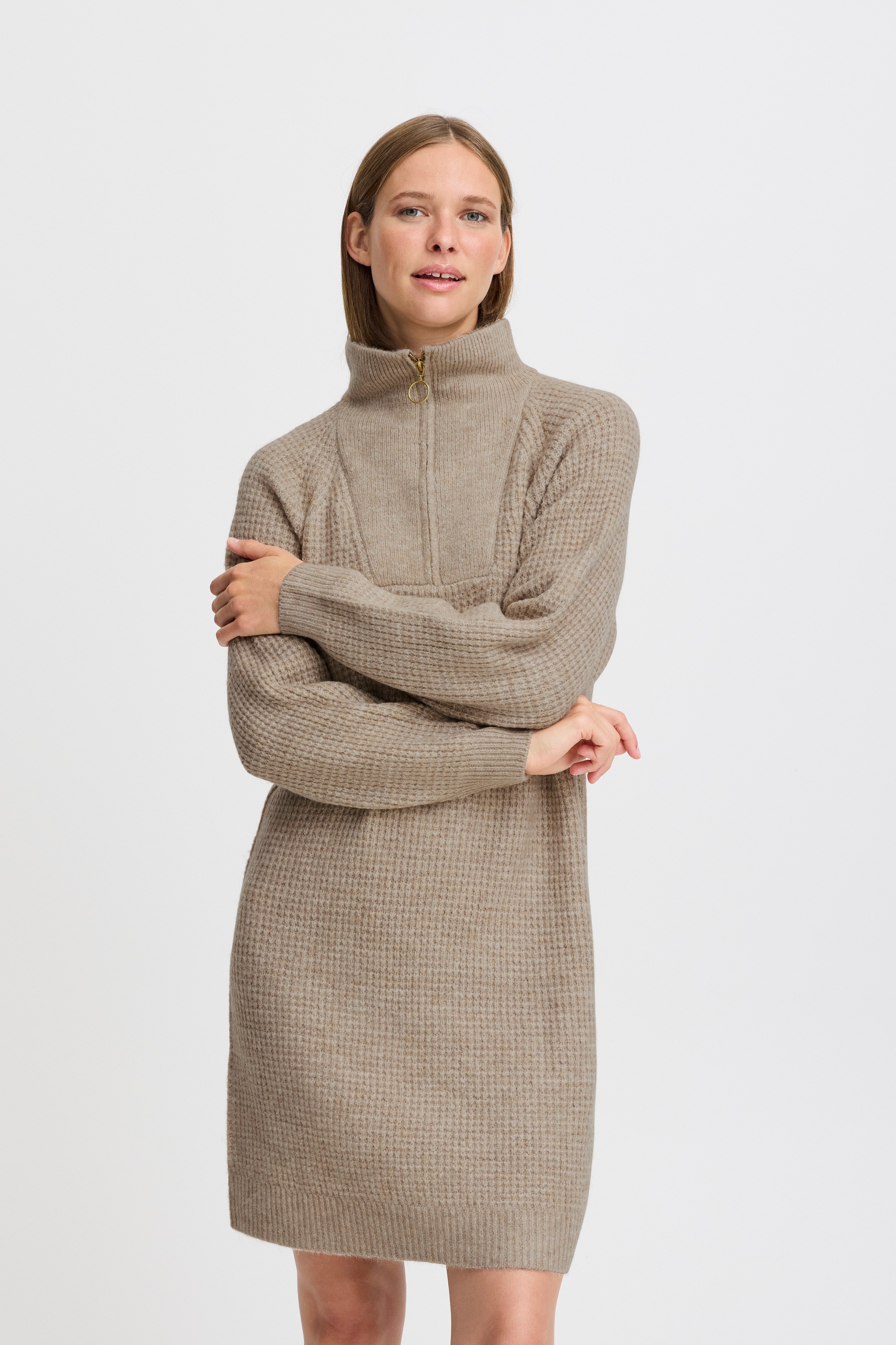 b.young Midikleid »Damen Kleid BYMISHA«