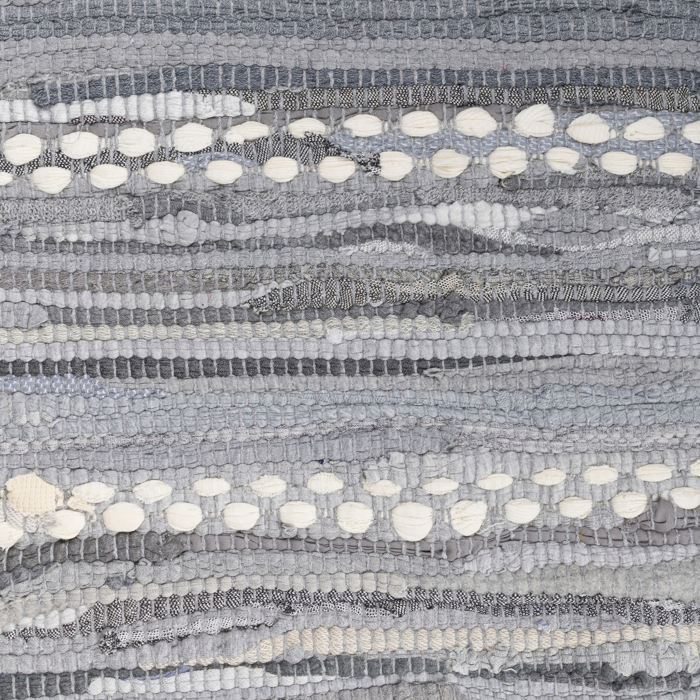 Myflair Möbel & Accessoires Teppich »Sharon«, rechteckig, 10 mm Höhe, Flachgewebe, Fleckerl, 90% Baumwolle, handgewebt, mit Fransen