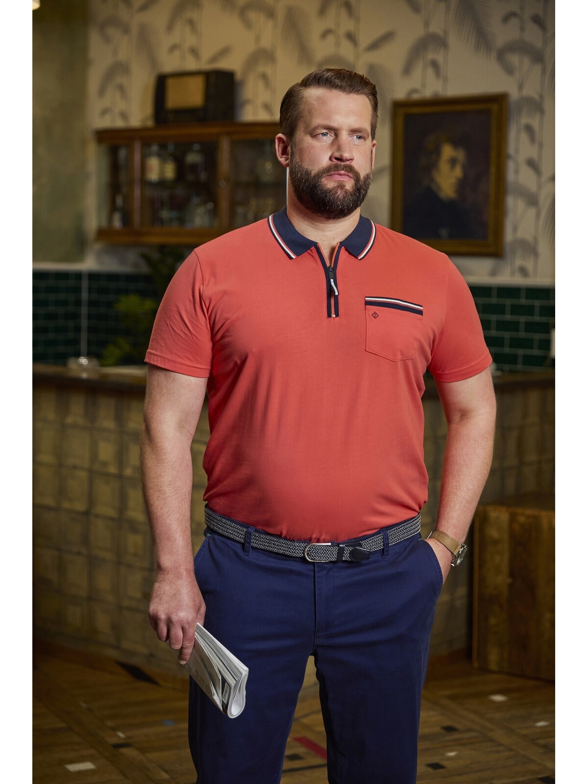 Charles Colby Poloshirt »Doppelpack Poloshirt EARL LENN«, (2 tlg.), in zwei Farbvariationen