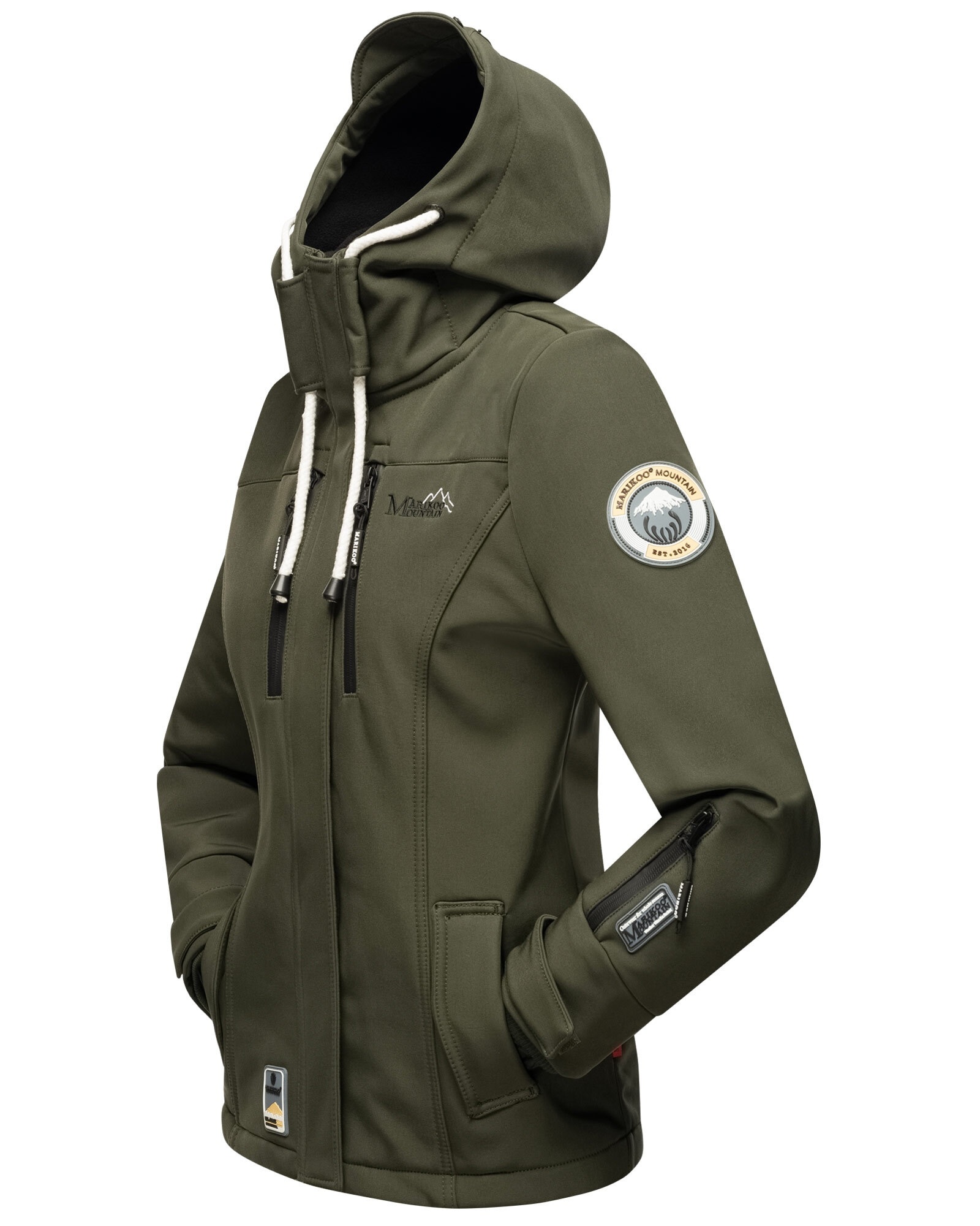 Marikoo Softshelljacke »Marikoo Kleinezicke Damen Softshell Jacke B864«