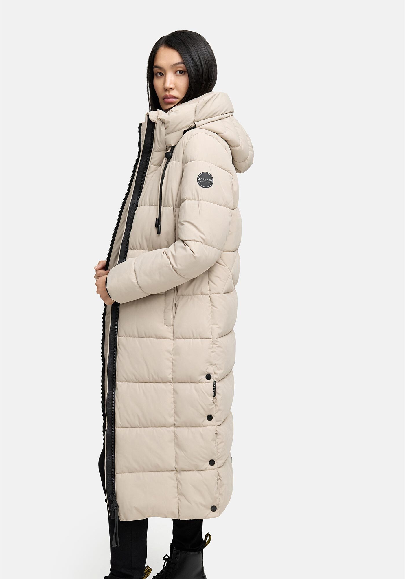 Marikoo Winterjacke »Marikoo Nadeshikoo XVI Damen lange Winter Steppjacke B985«