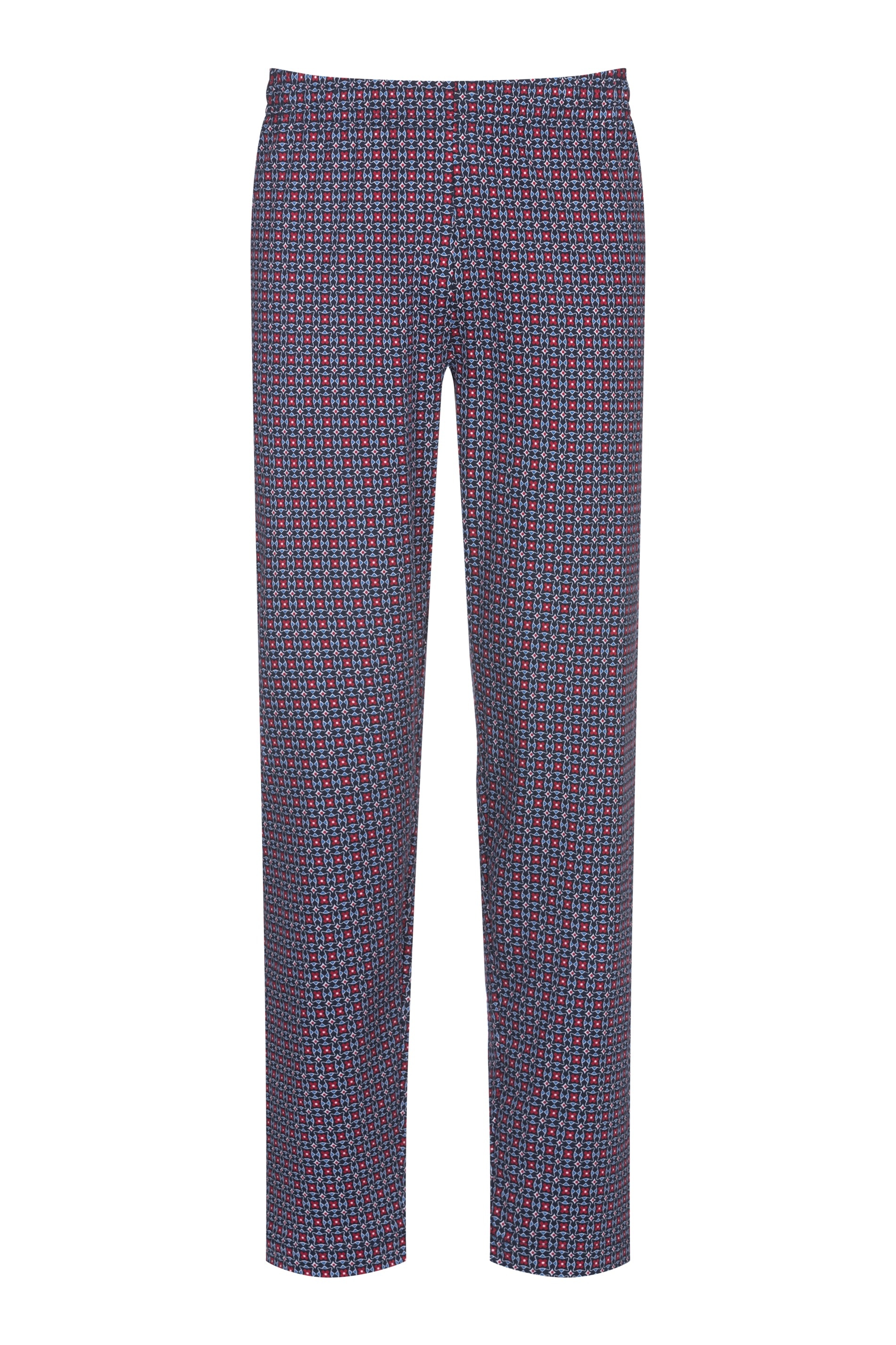 Mey Schlafanzug »Red Tile« Langarm-Shirt mit Brusttasche