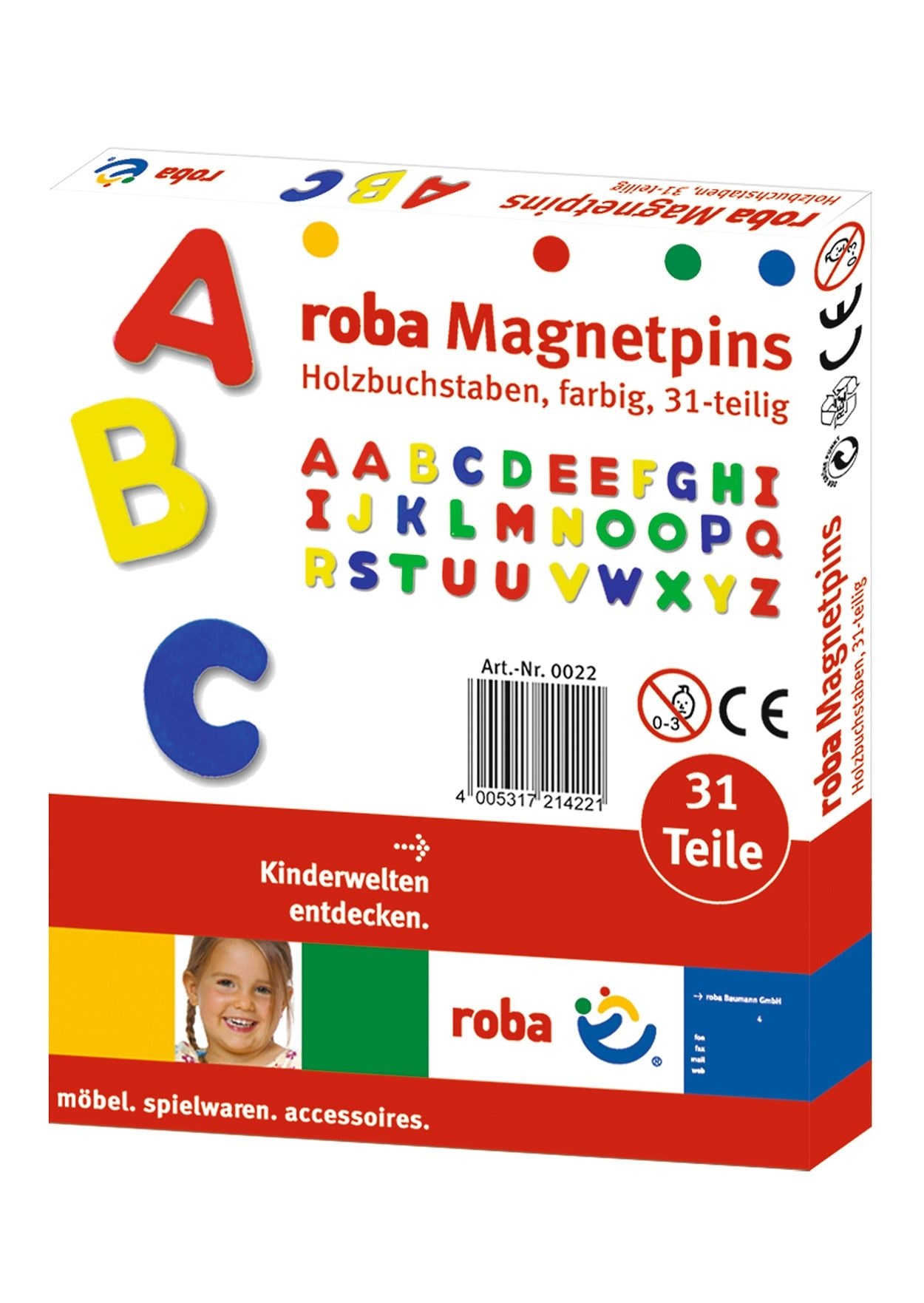 Magnet »Magnetbuchstaben«, (31 St.)