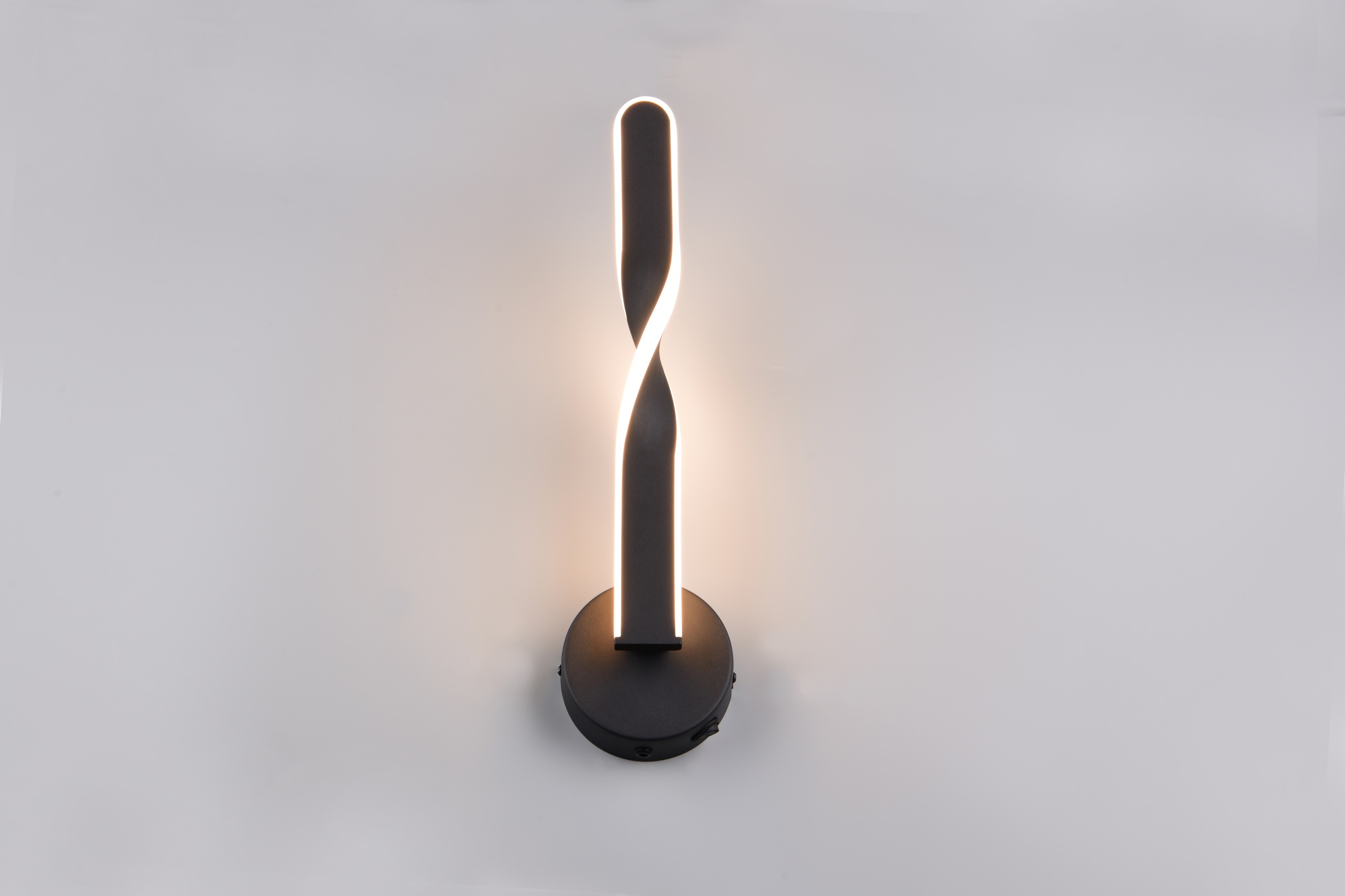 REALITY Leuchten LED Wandleuchte »GINKO, LED Wandlampe mit Schalter, 11W 1250 Lumen 3000K warmweiß« LED-Board 1 Stk. Warmweiß On/Off Kippschalter, elegant geschwungene LED Elemente Höhe 45,5cm