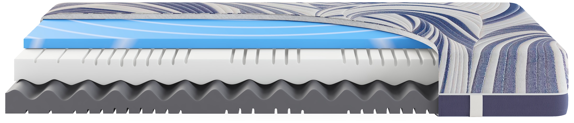 Hn8 Schlafsysteme Kaltschaummatratze »Ocean Clean KS«, 21 cm hoch, (1 St., 1-tlg.)