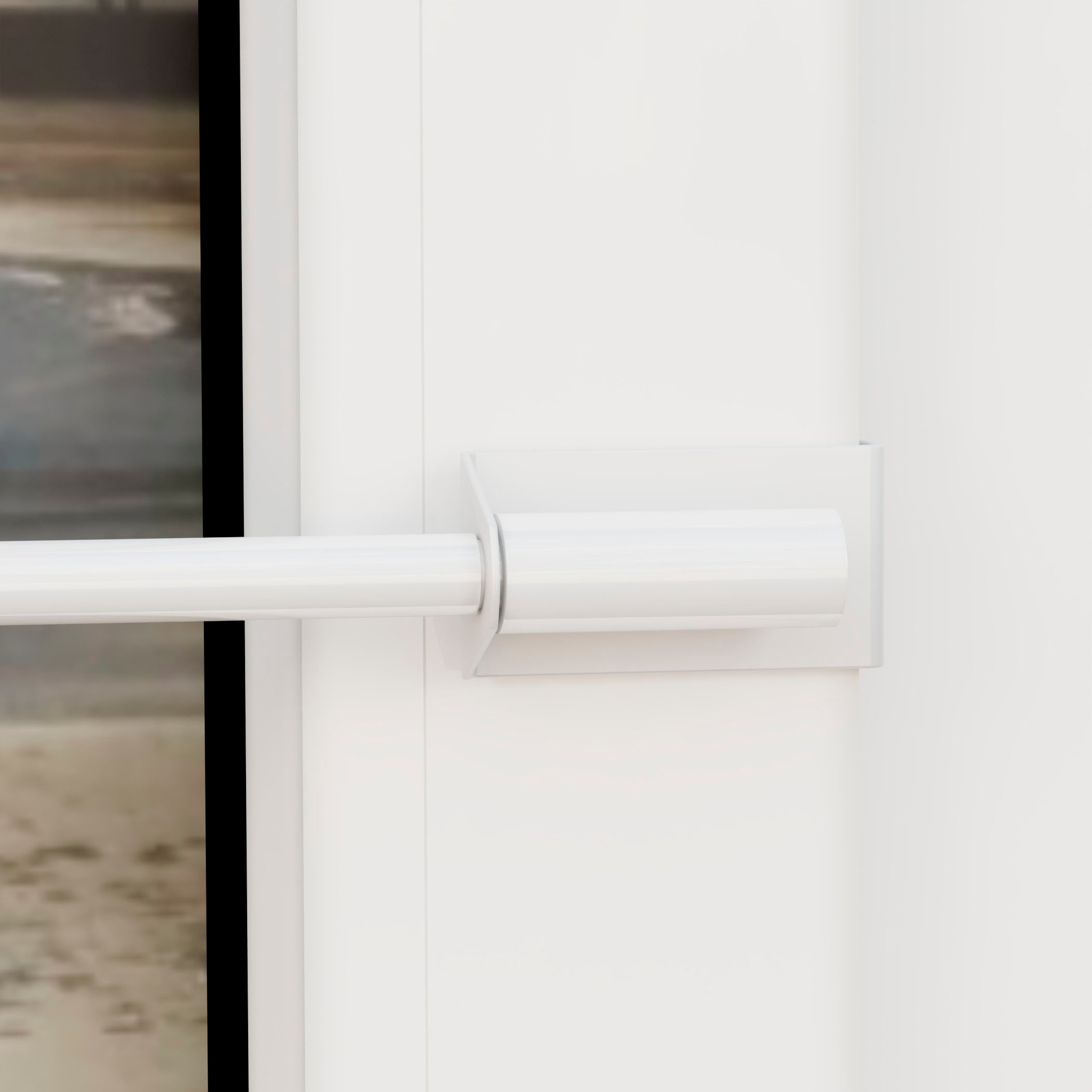 indeko Scheibenstange »Twist« Ø 9 mm 1 läufig-läufig ausziehbar stufenlos verstellbare Klemmstange bzw. Spannstange