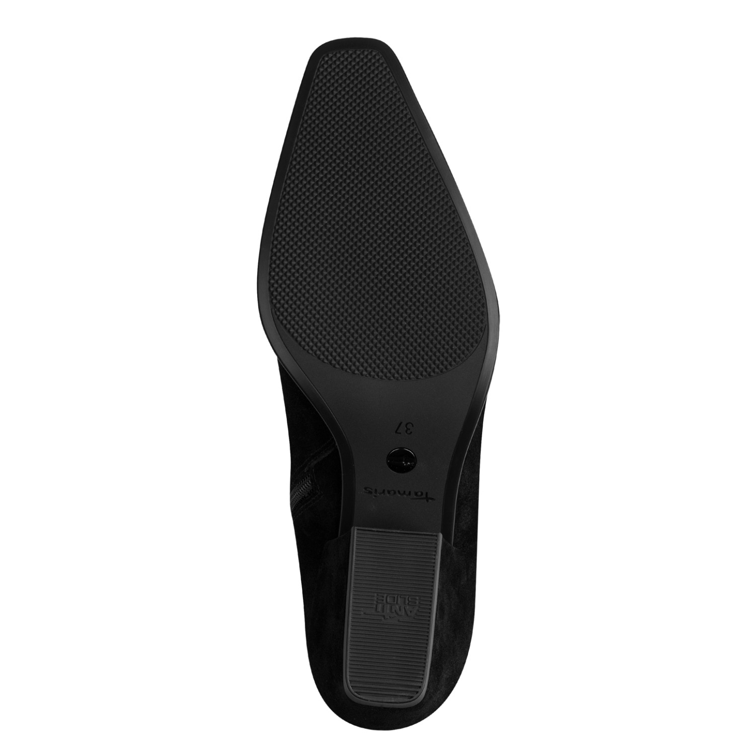 Tamaris Stiefelette  Blockabsatz, Cowboystiefelette mit T-Logoverzierung
