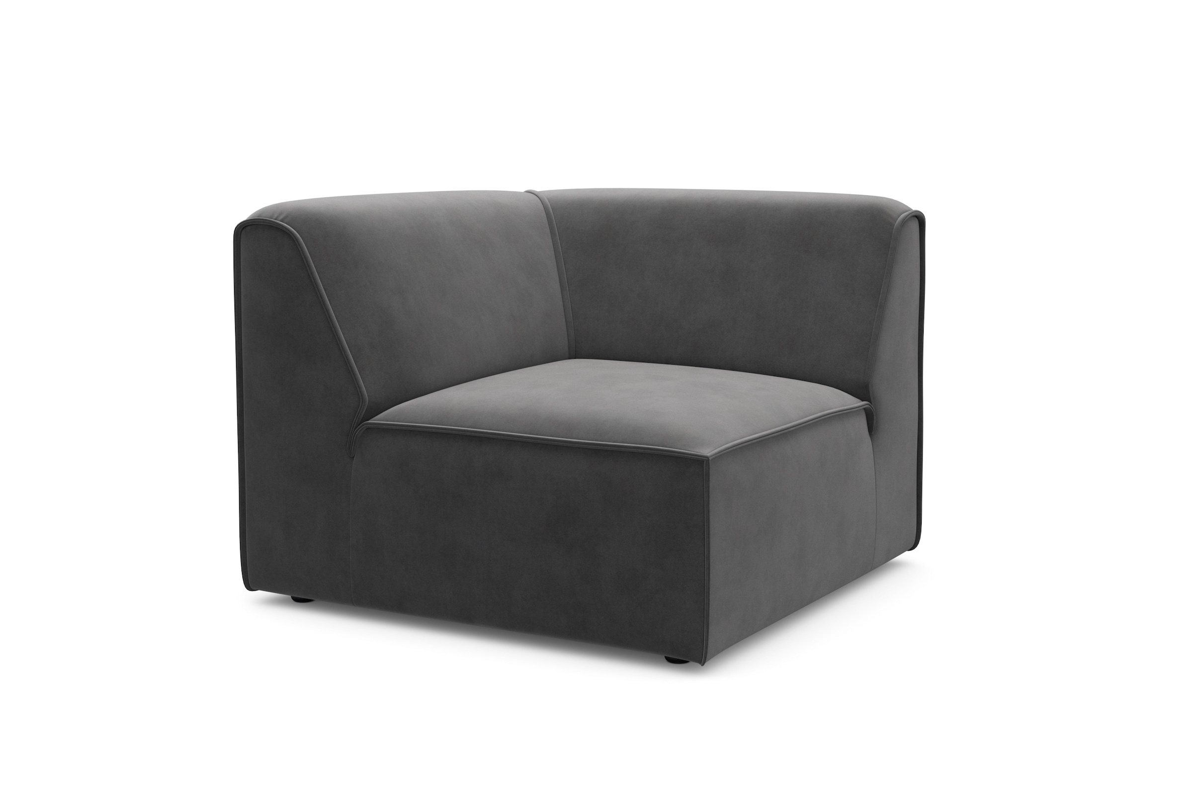 RAUM.ID Sofa-Eckelement »Merid, Sofaelement, Maße B/T/H: 97/97/46 cm«, als Modul oder separat verwendbar, für individuelle Zusammenstellung