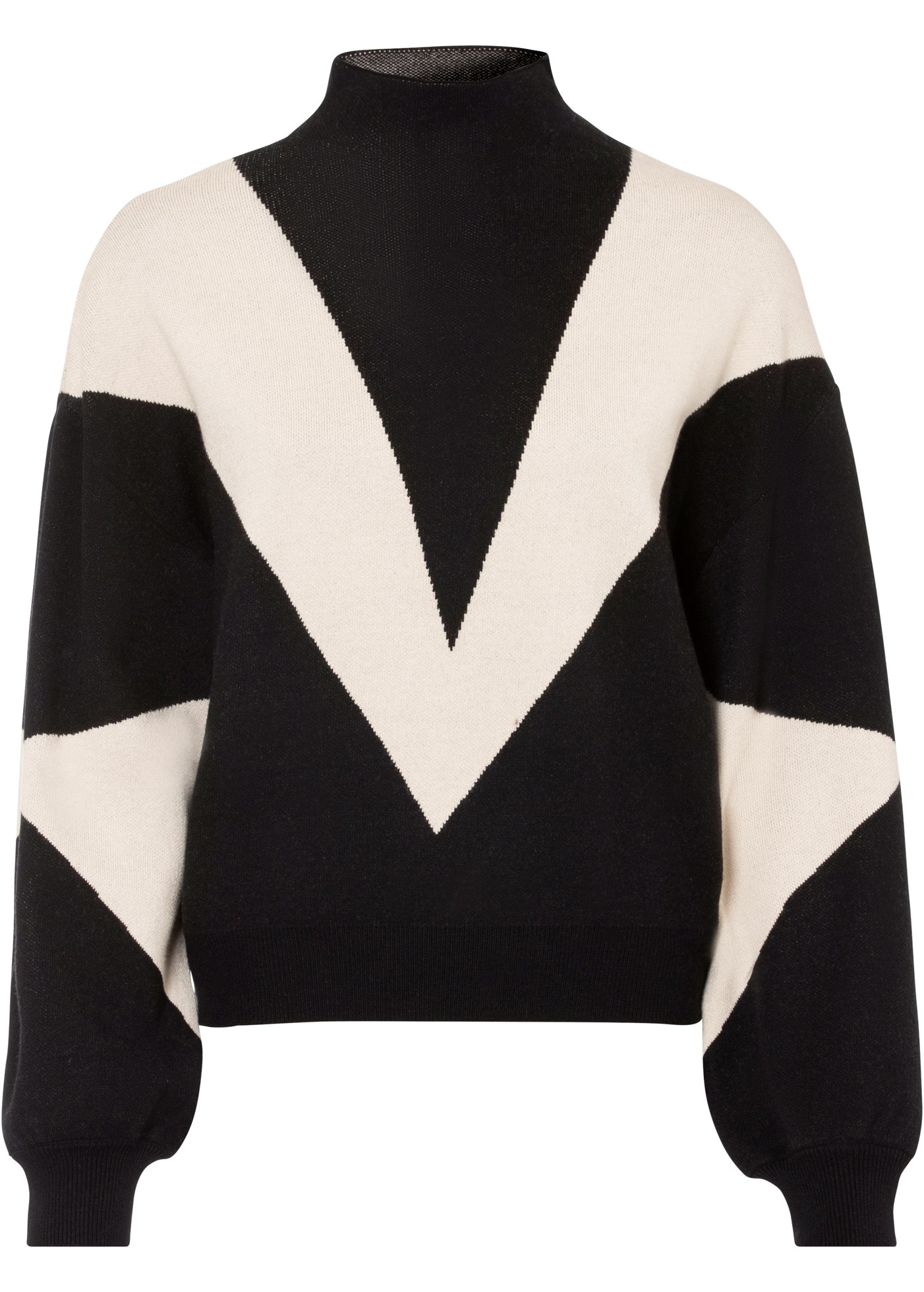 bonprix Strickpullover »Oversize-Pullover« aus Viskose, Polyester und Polyamid, mit modischem Muster