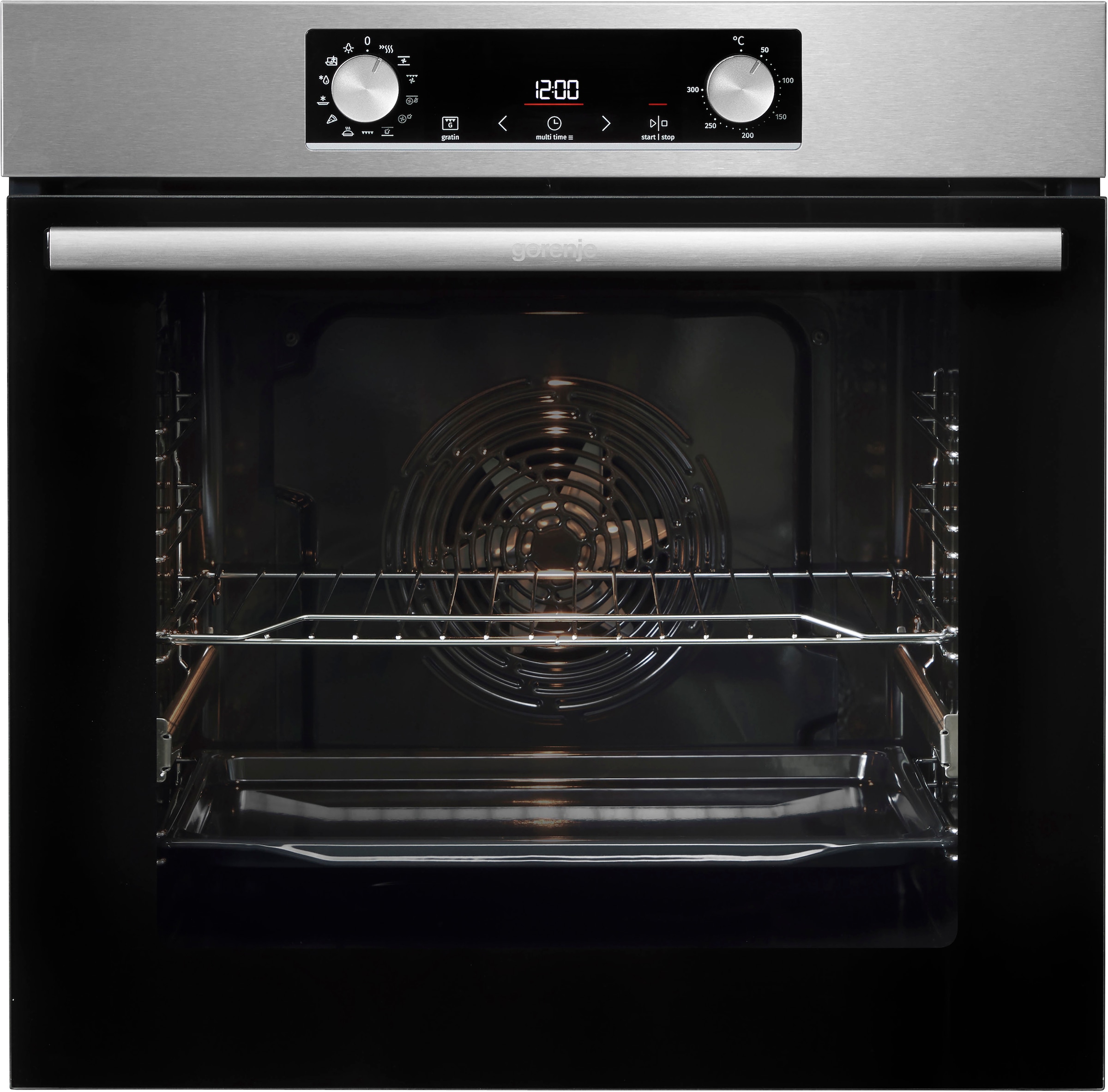 GORENJE Backofen-Set »BOS6737E06X«, mit 1-fach-Teleskopauszug, AirFry-Funktion